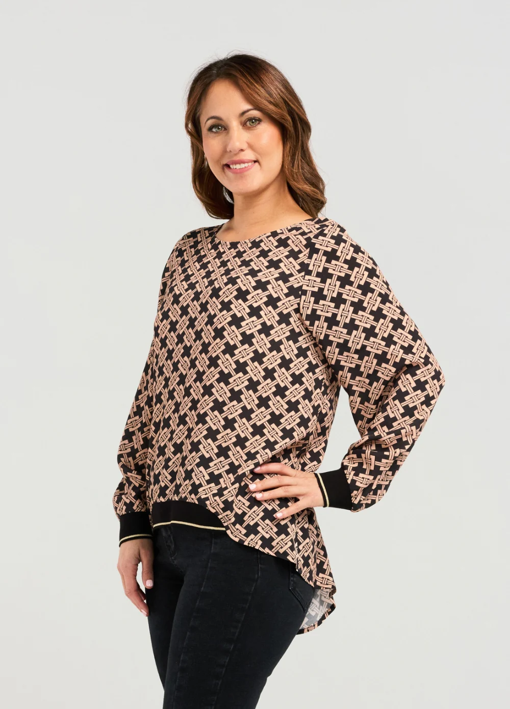 Zafina Havana Top- Basket Weave - Image 3