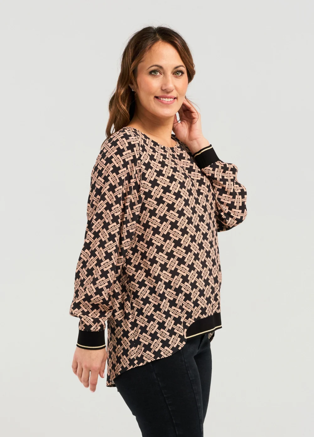 Zafina Havana Top- Basket Weave - Image 4
