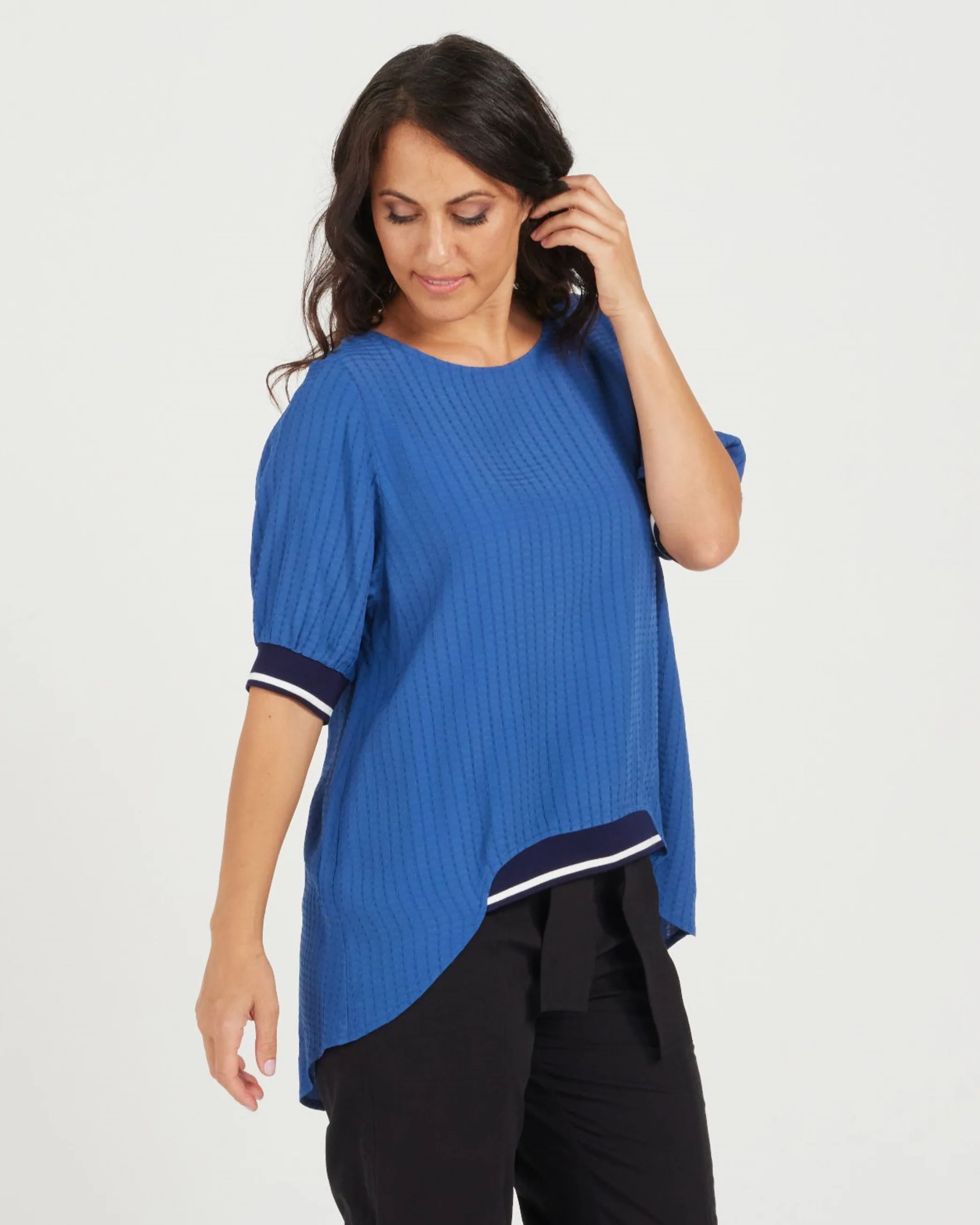 Zafina Havana Top - Blue