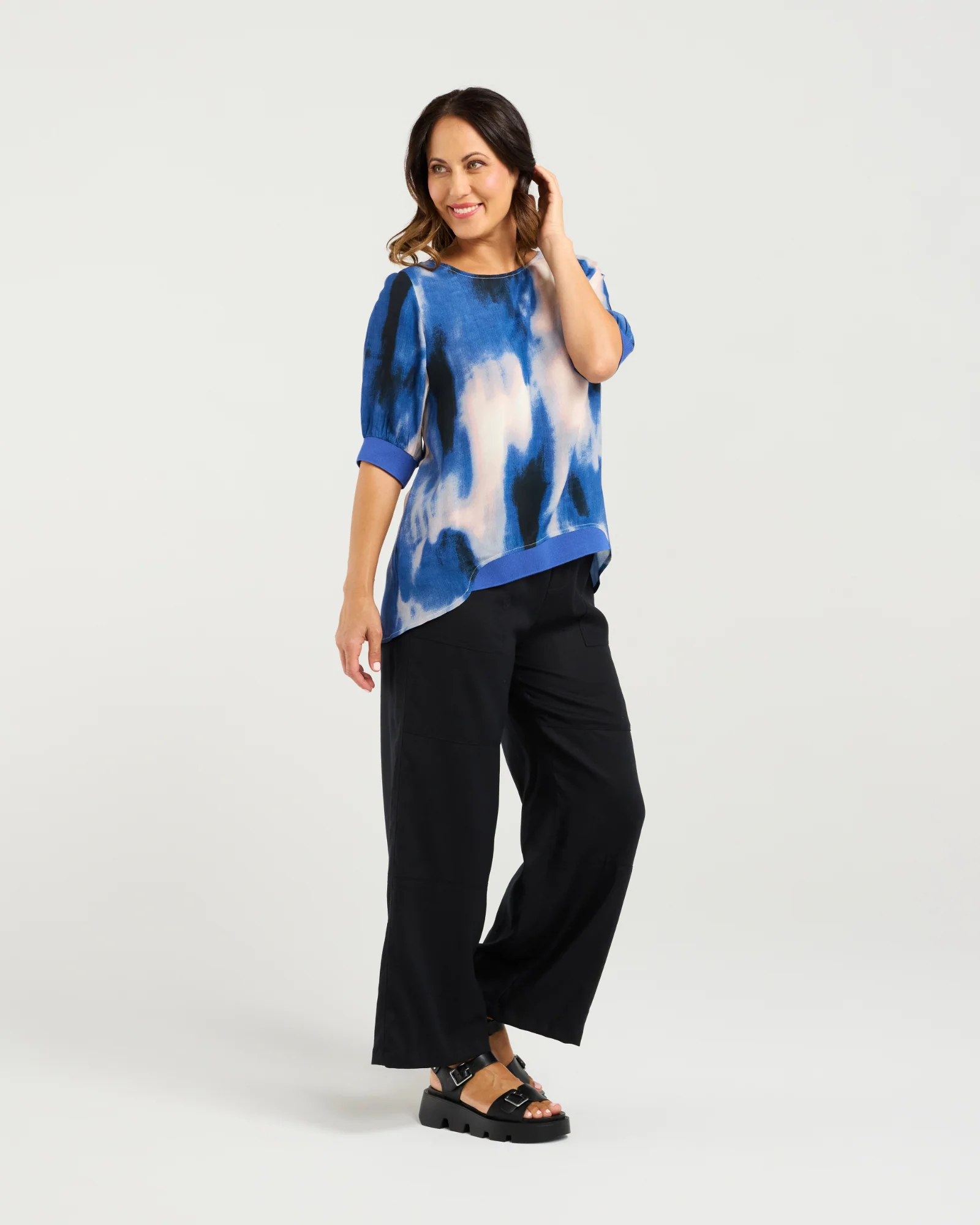 Zafina Havana Top - Celeste - Image 3