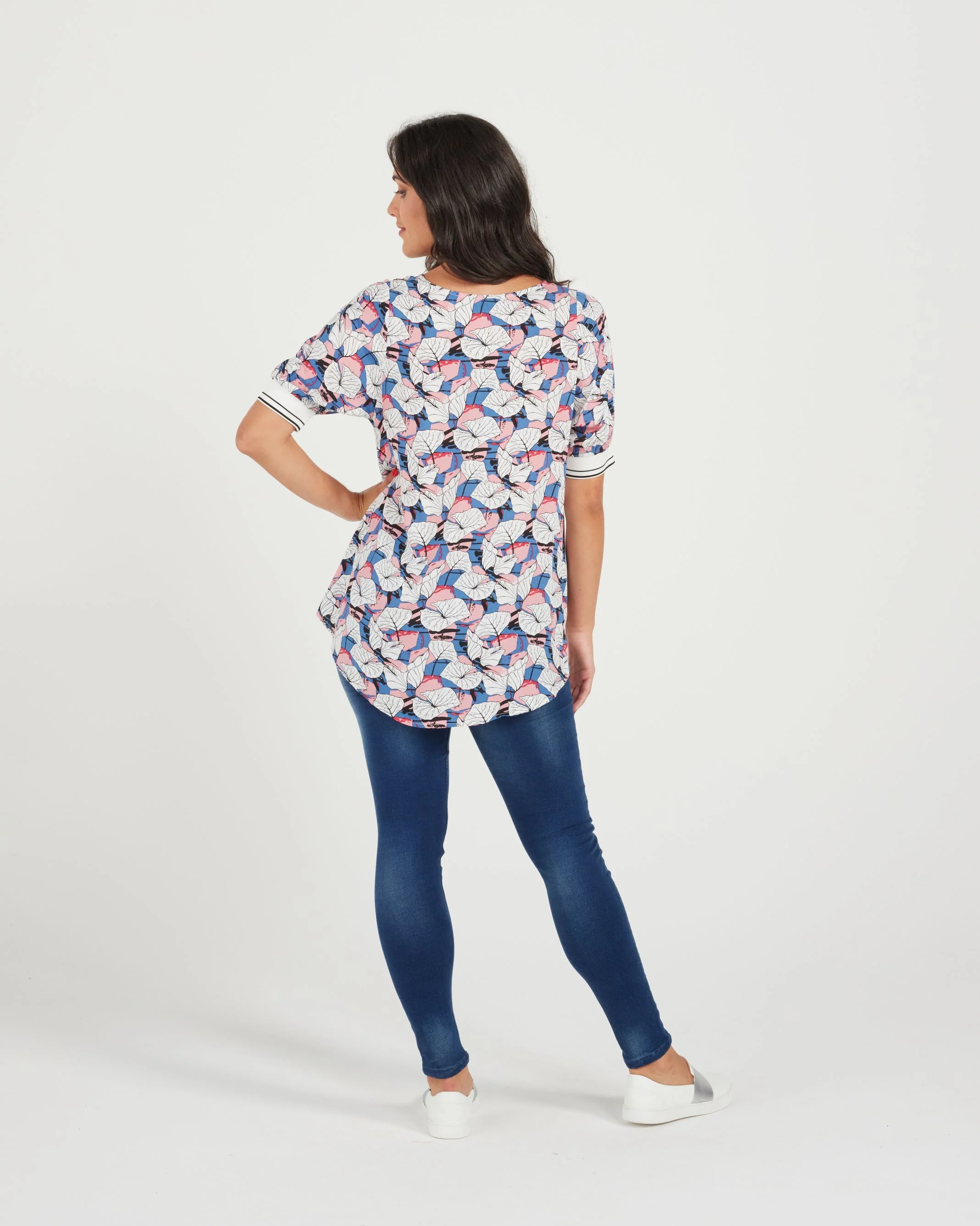 Zafina Havana Top - Leaves - Image 3