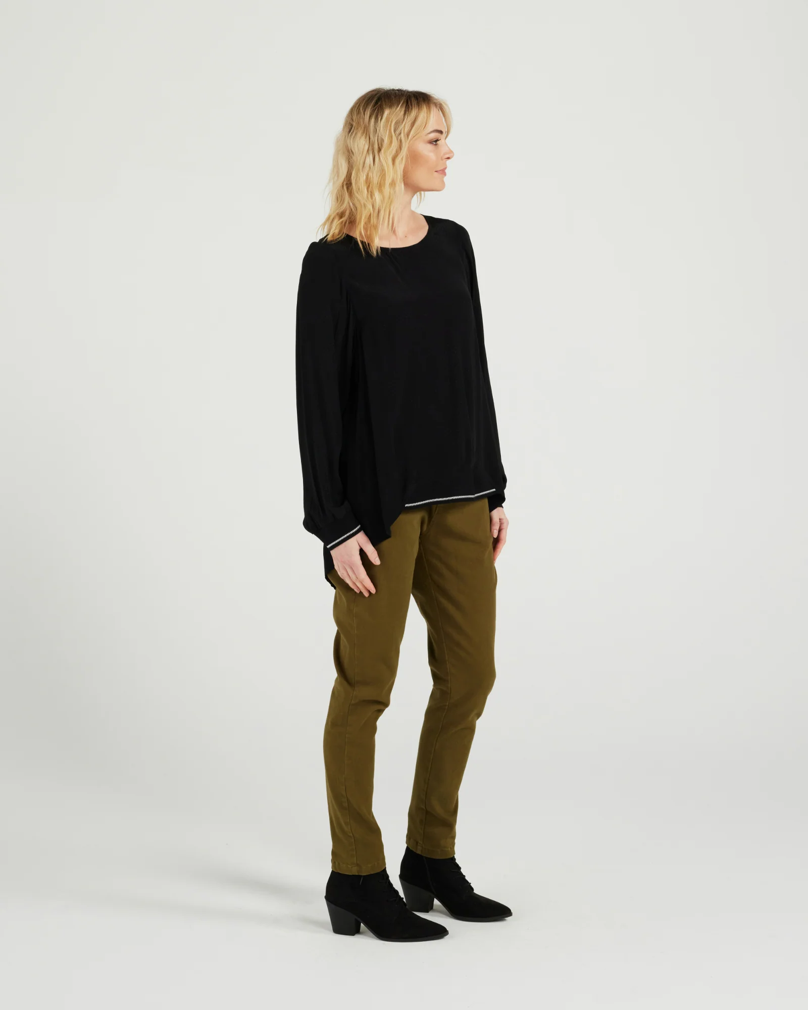 Zafina Havana Top Ls Black - Image 5
