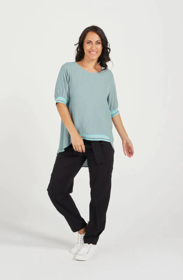 Zafina Havana Top - Seafoam - Image 2