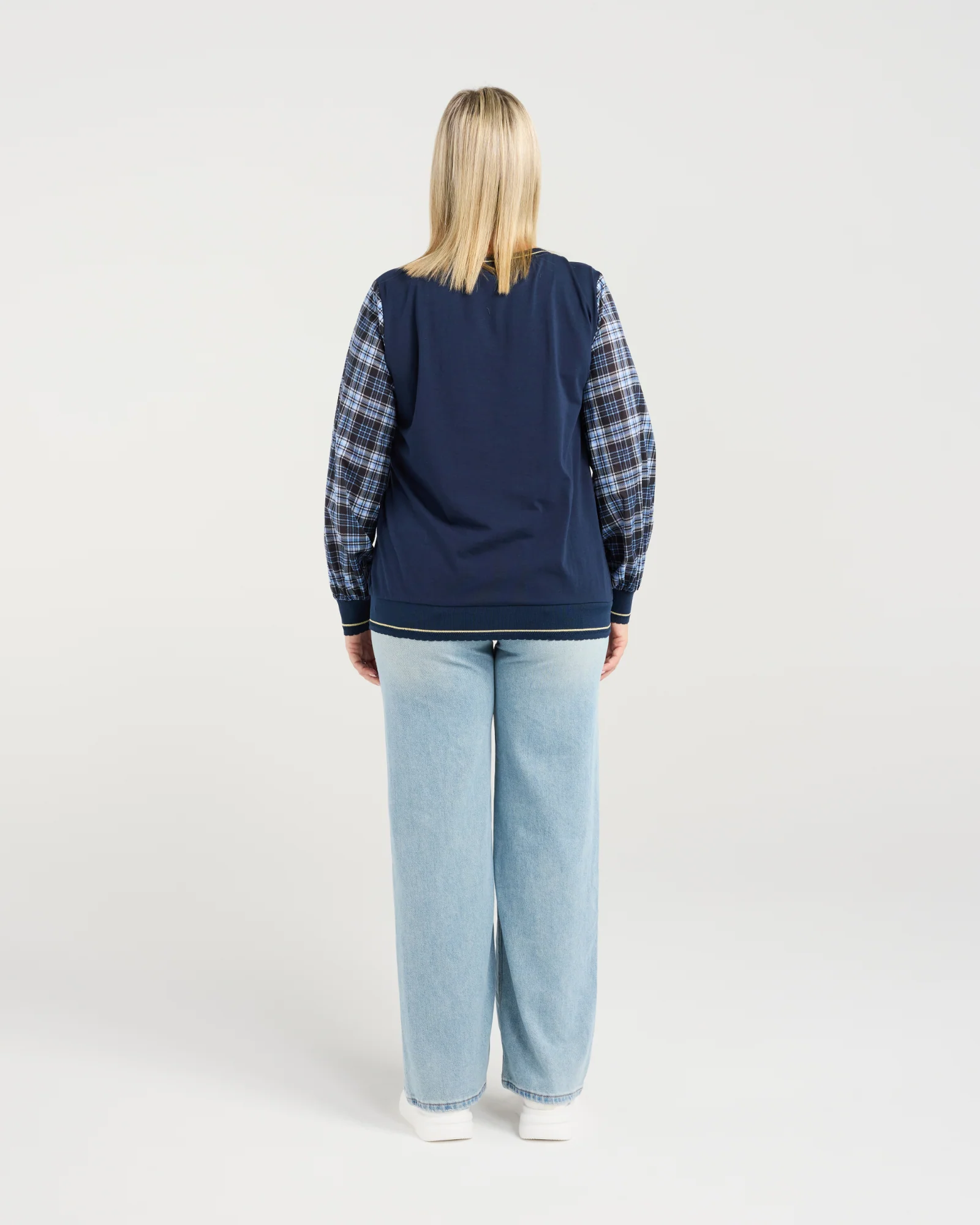Zafina Isadora Top Plaid Night - Image 3