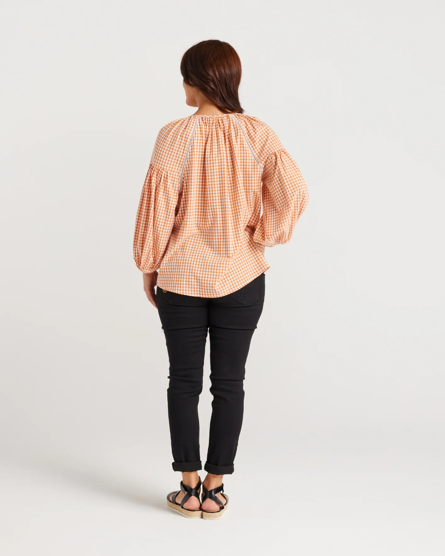 Zafina Josephine Top Burnt Check - Image 5