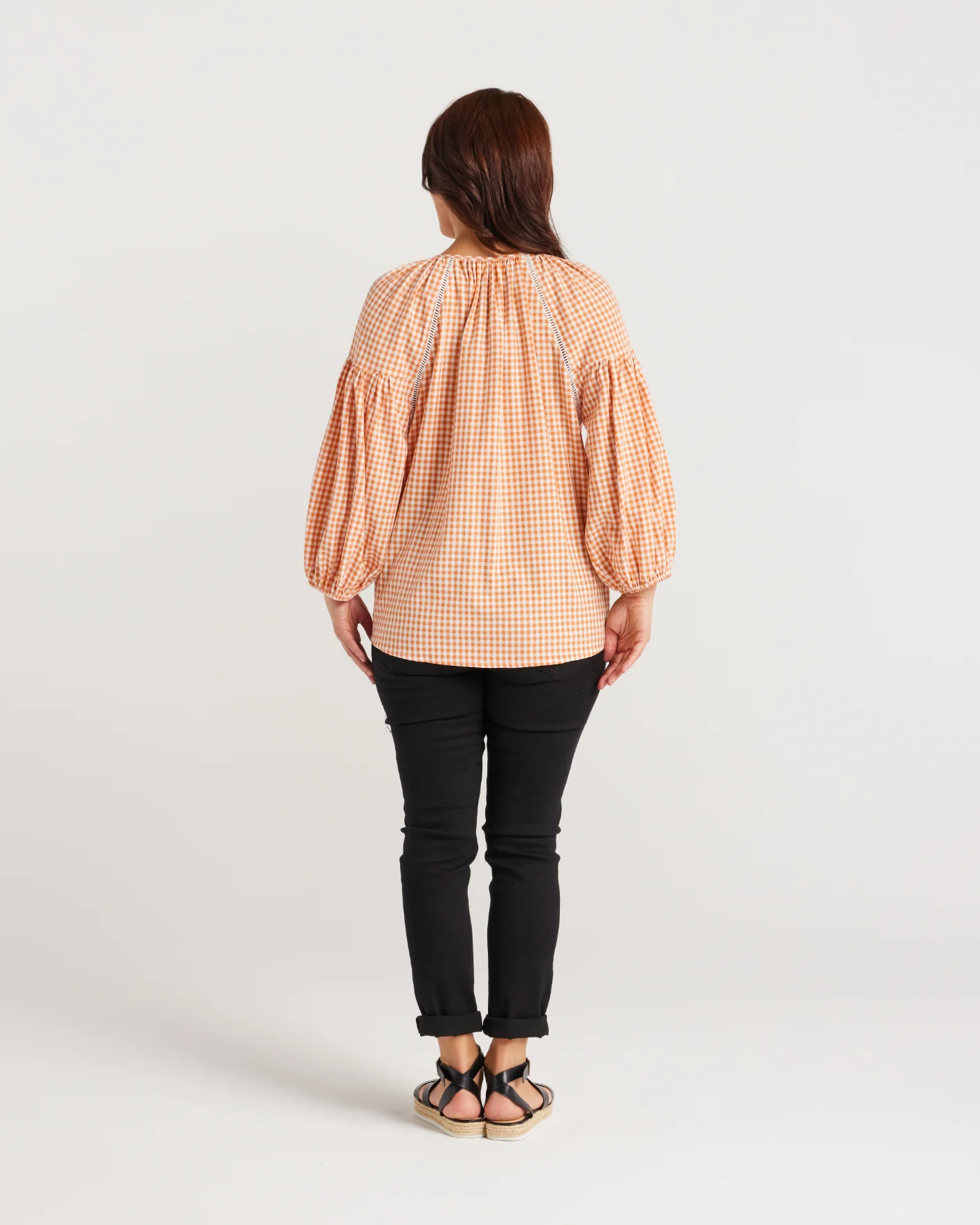 Zafina Josephine Top Burnt Check - Image 6