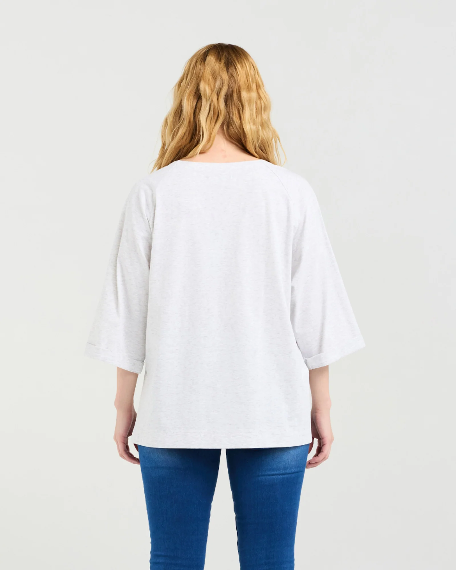 Zafina Kate T-Shirt - Grey - Image 2