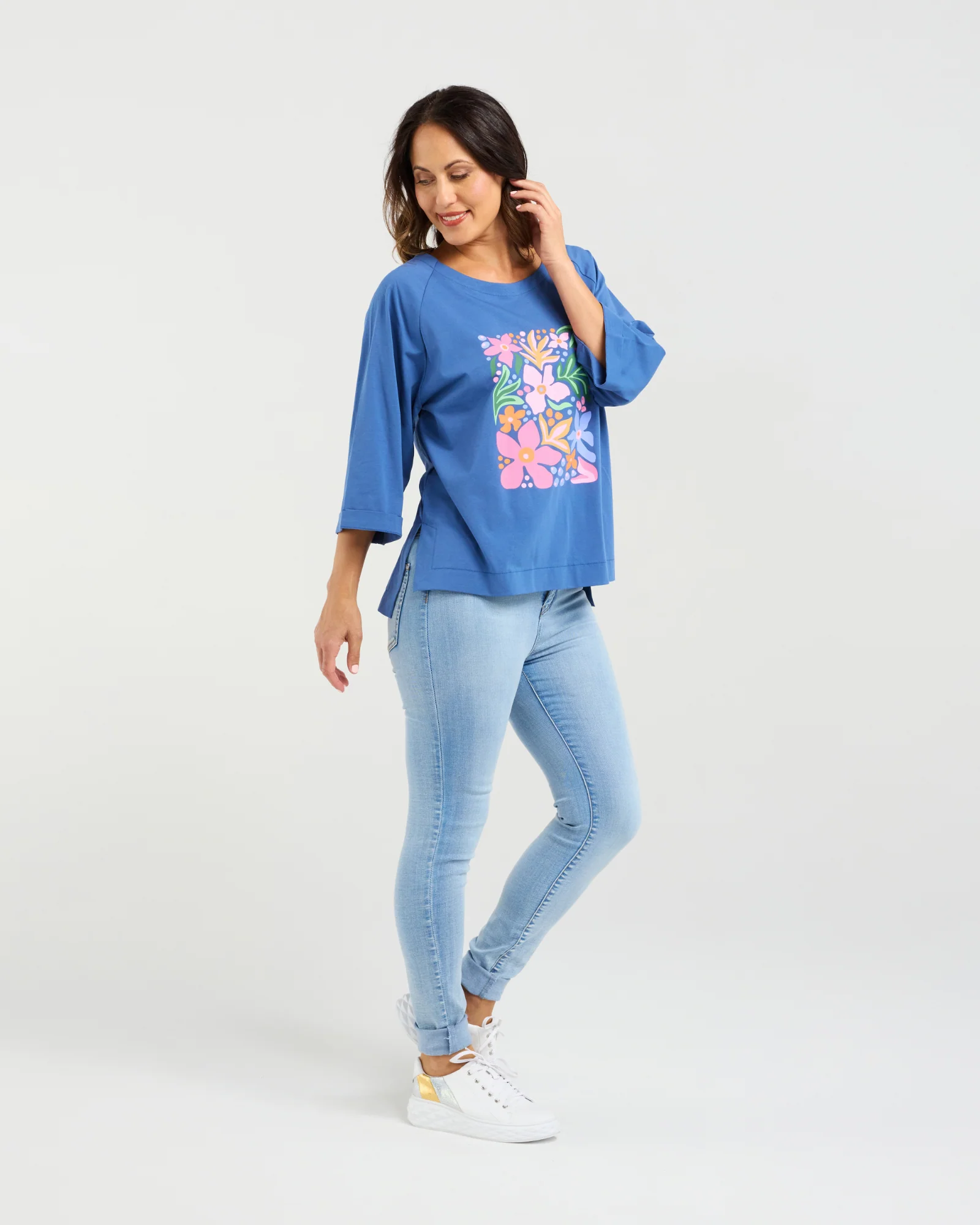 Zafina Kate T-Shirt - Navy