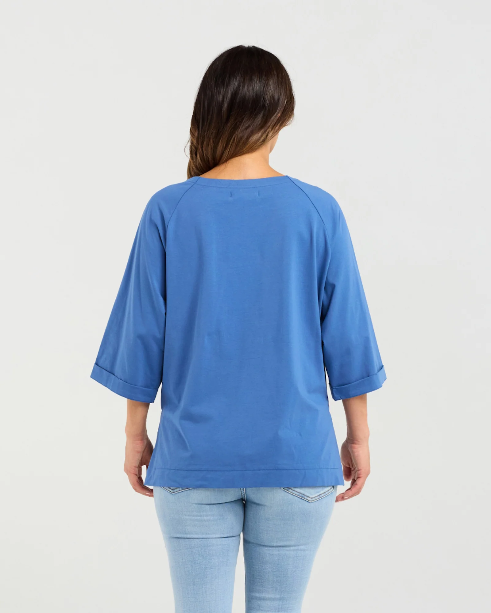 Zafina Kate T-Shirt - Navy - Image 3