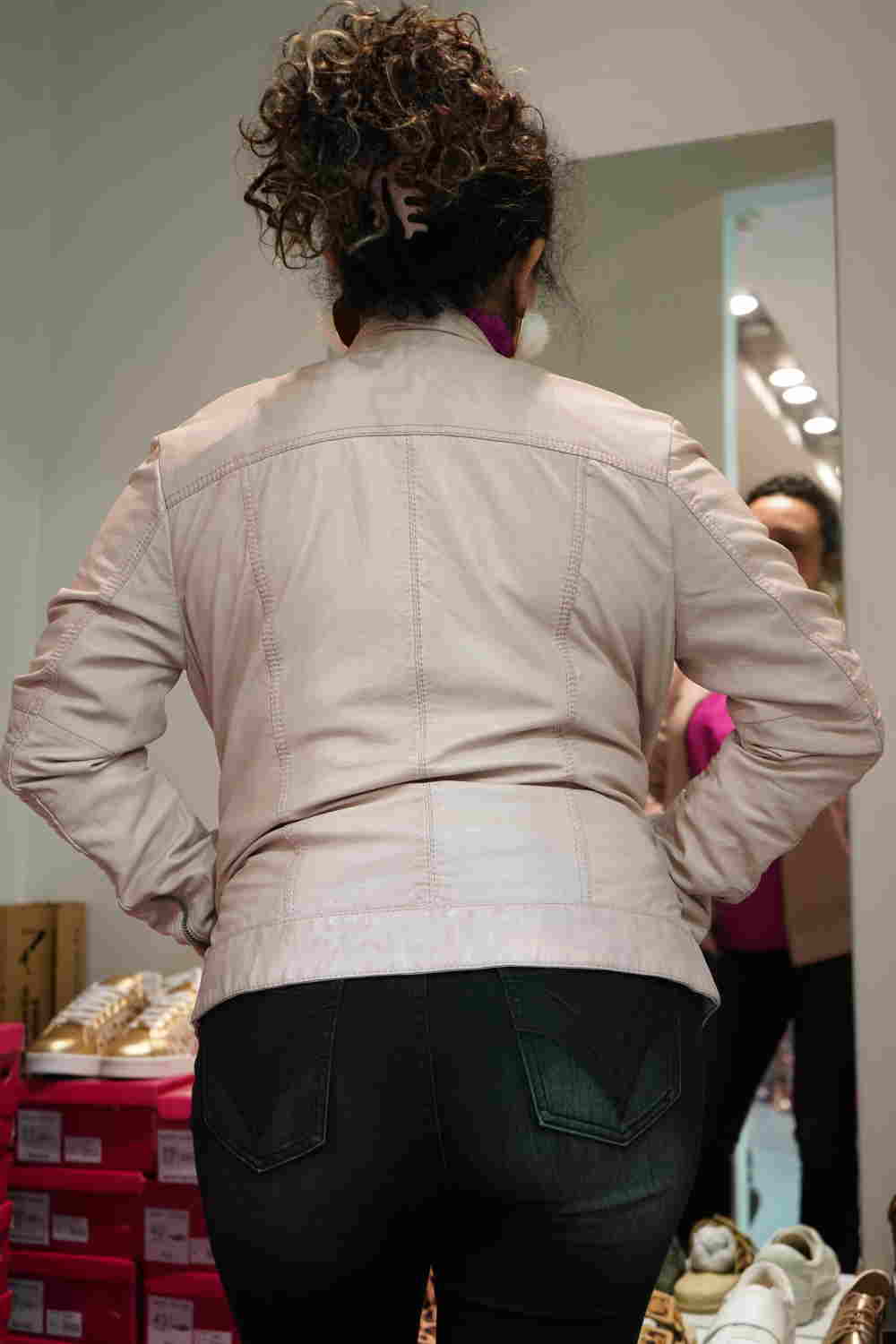 Zafina Leather Jacket - Image 3