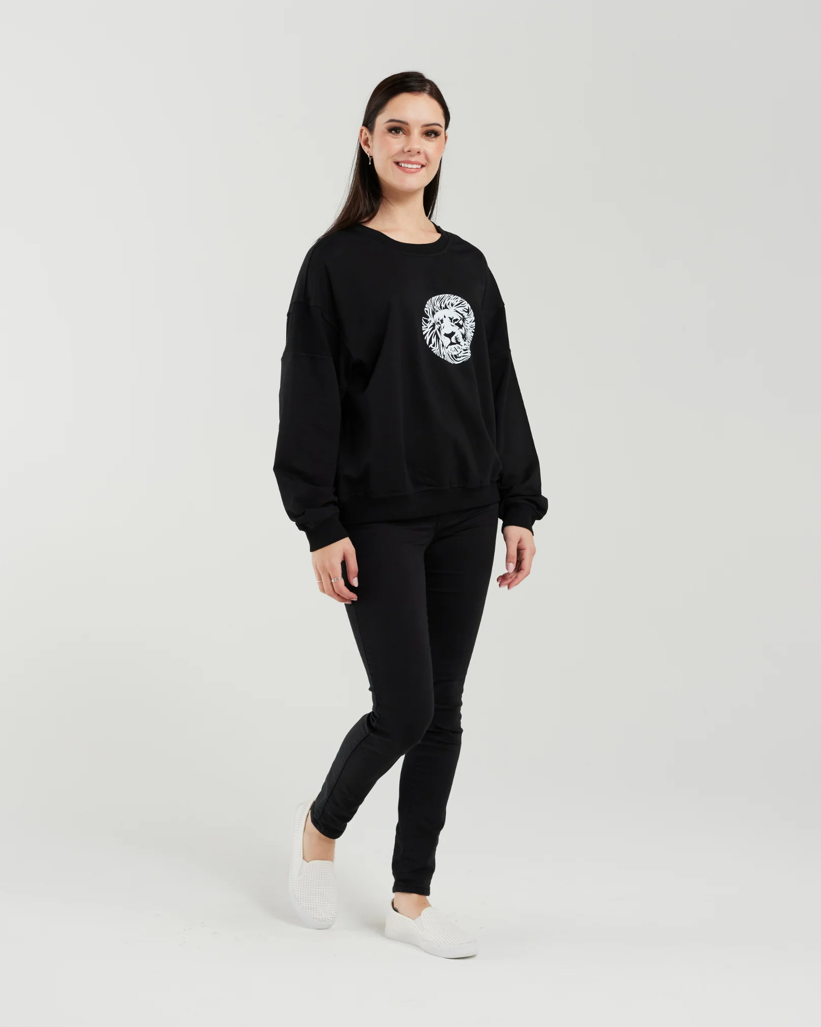 Zafina Livia Sweat - Black - Image 4