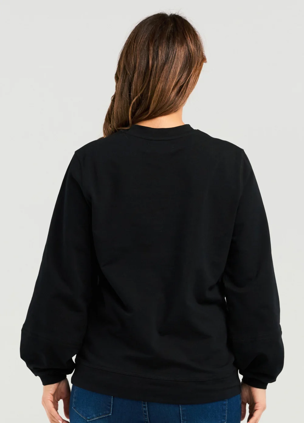 Zafina Louise Sweat-Black - Image 3