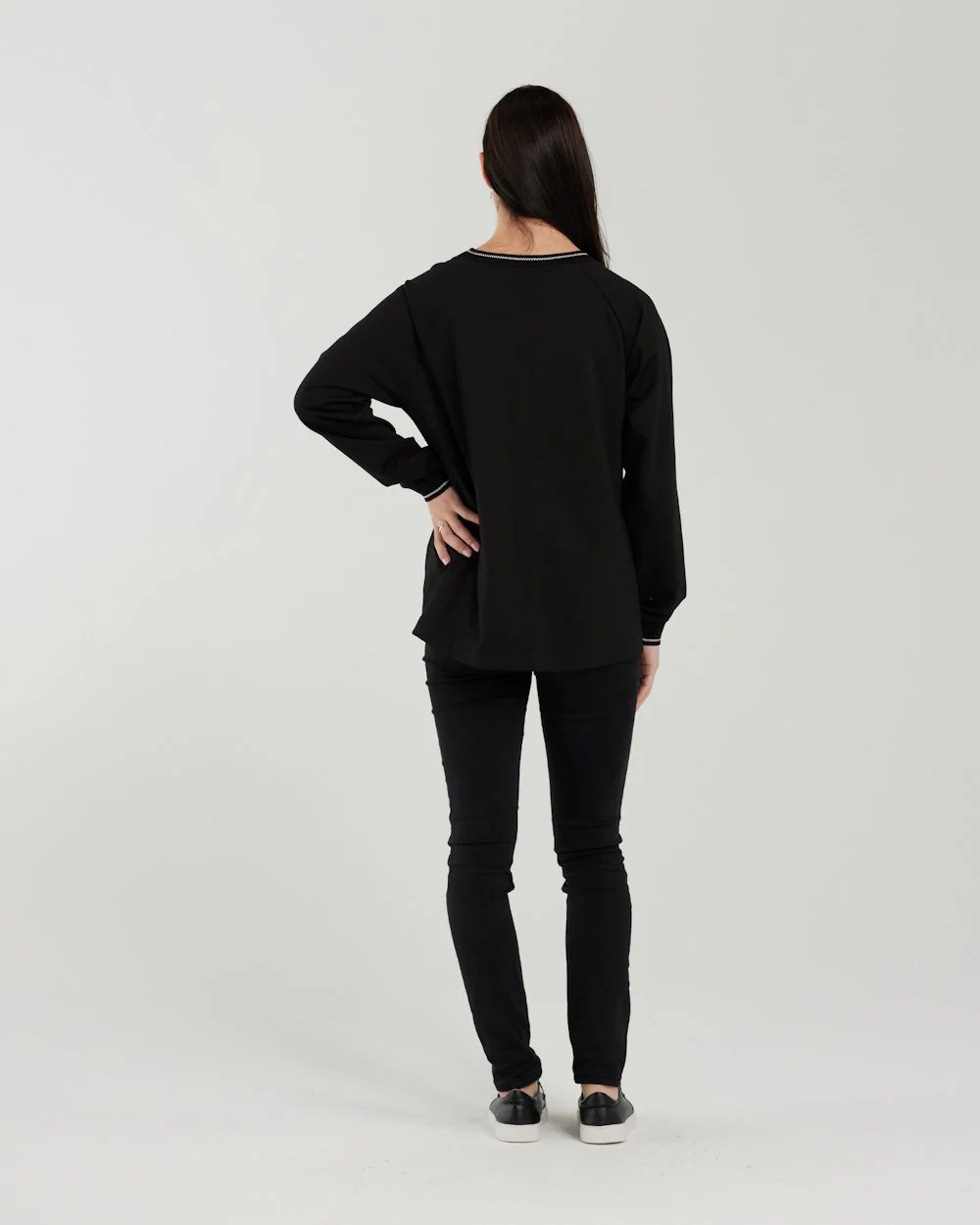 Zafina Marissa Jumper - Black - Image 3