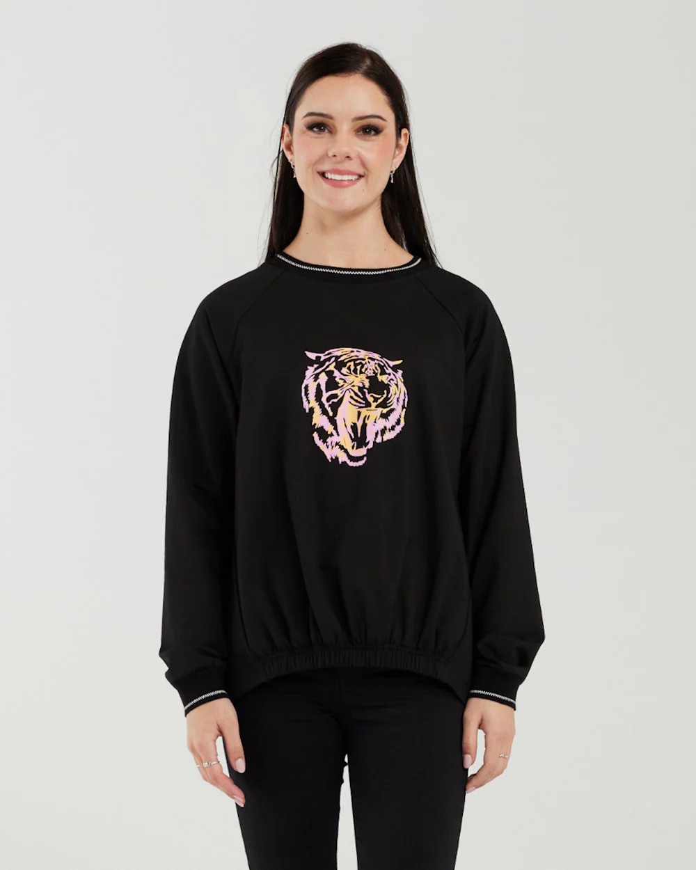 Zafina Marissa Jumper - Black - Image 5