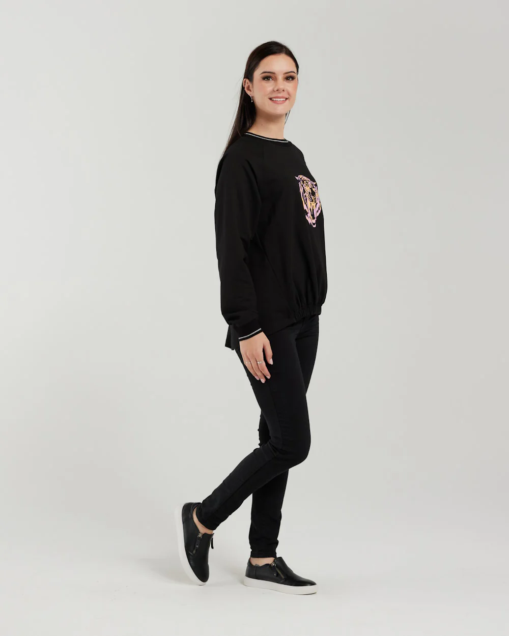 Zafina Marissa Jumper - Black - Image 6