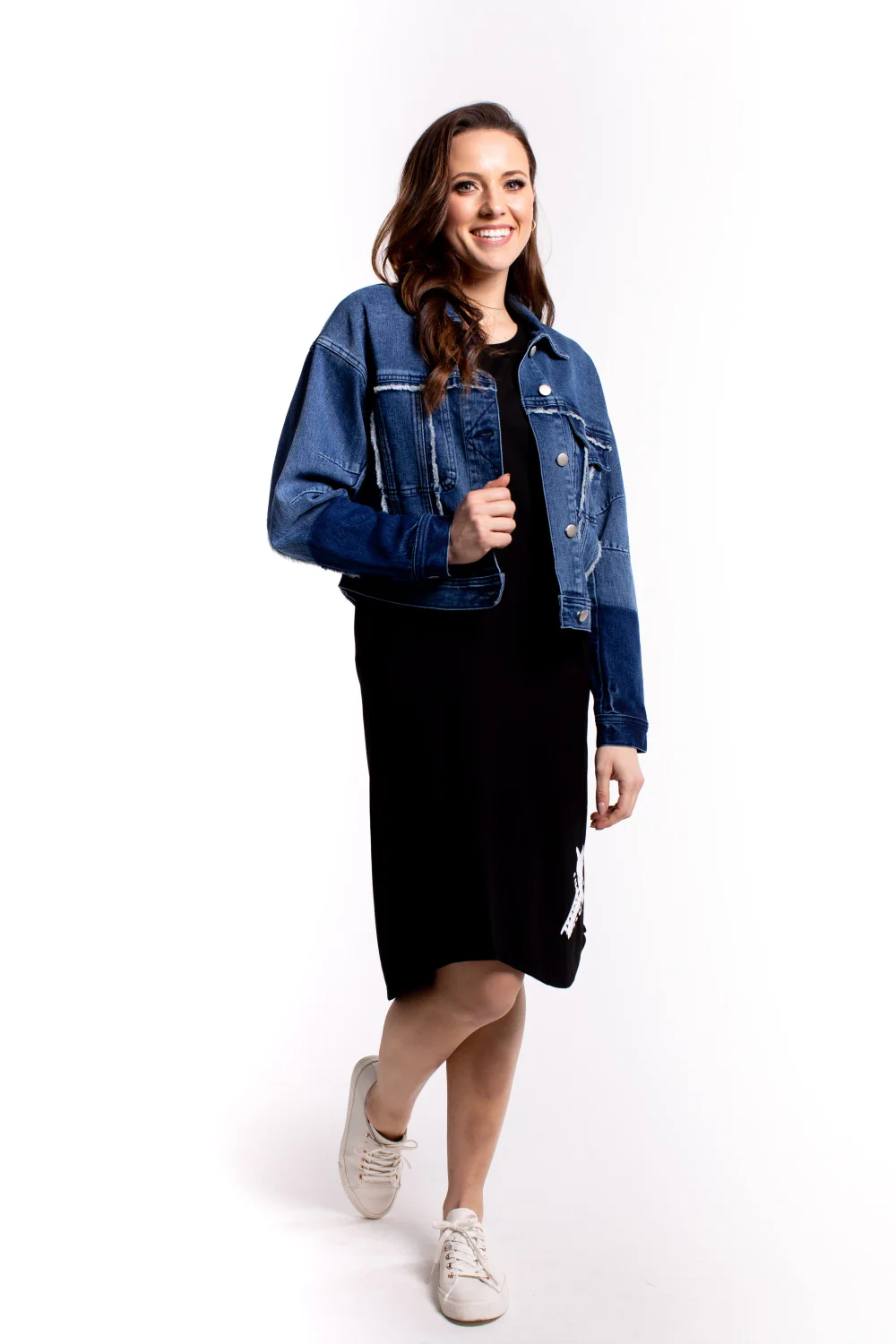 Zafina Mercer Jacket - Denim - Image 3