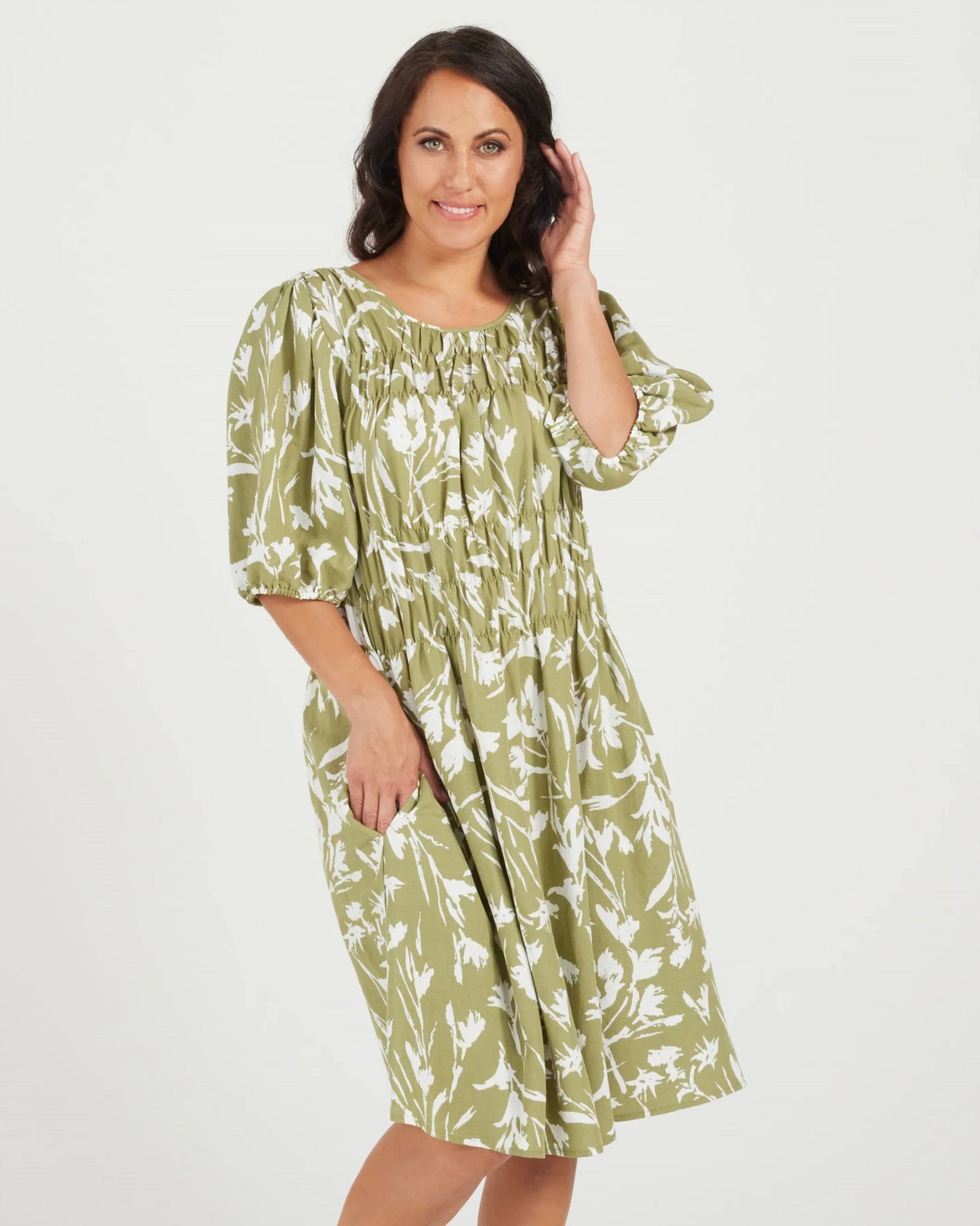 Zafina Mika Dress - Green