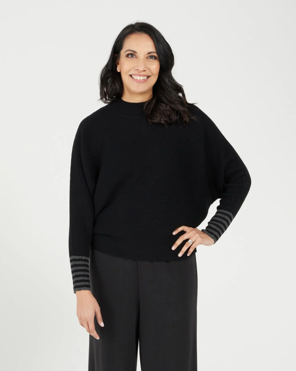 Zafina Nadiya Knit - Black