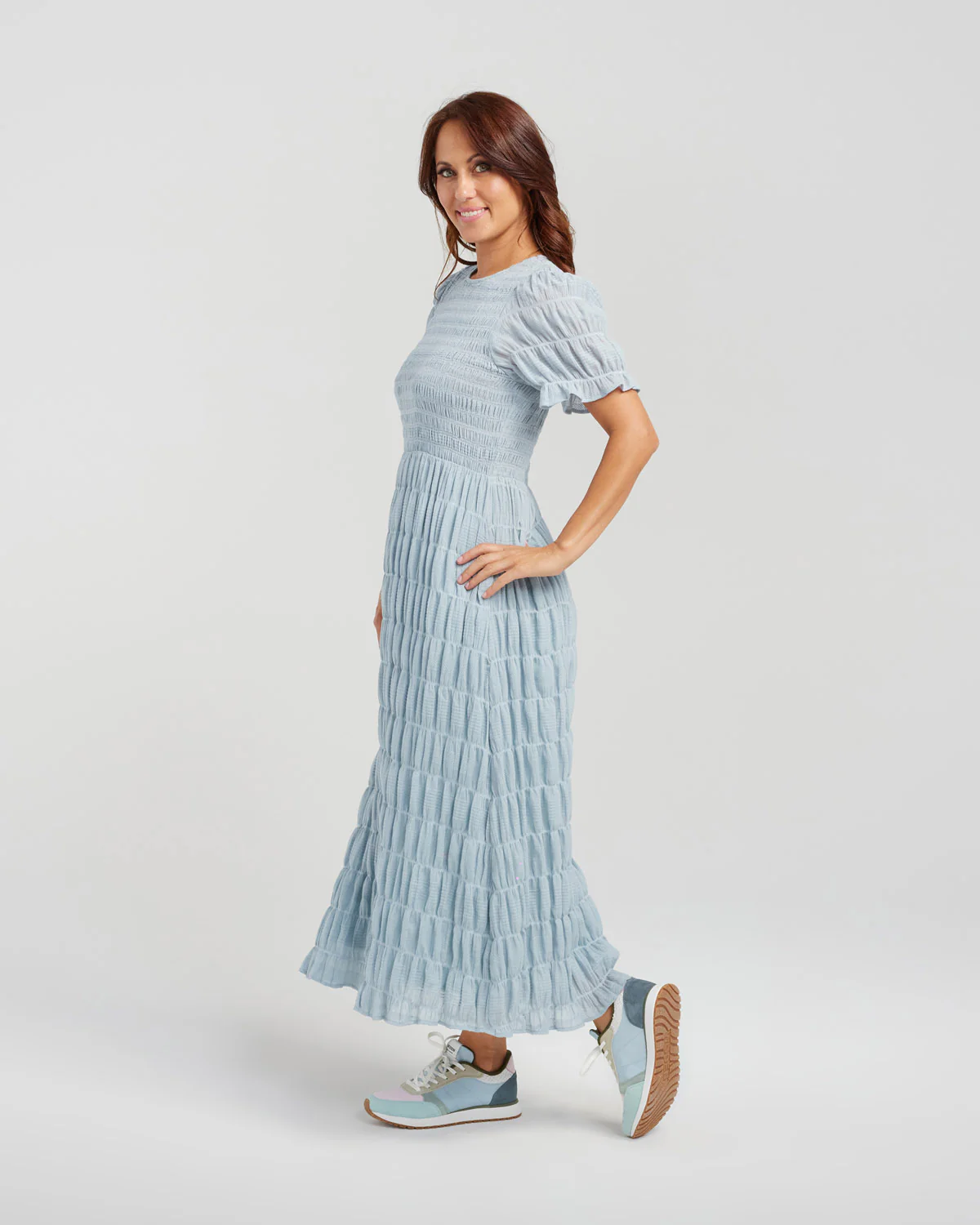 Zafina Nicole Dress - Blue - Image 6