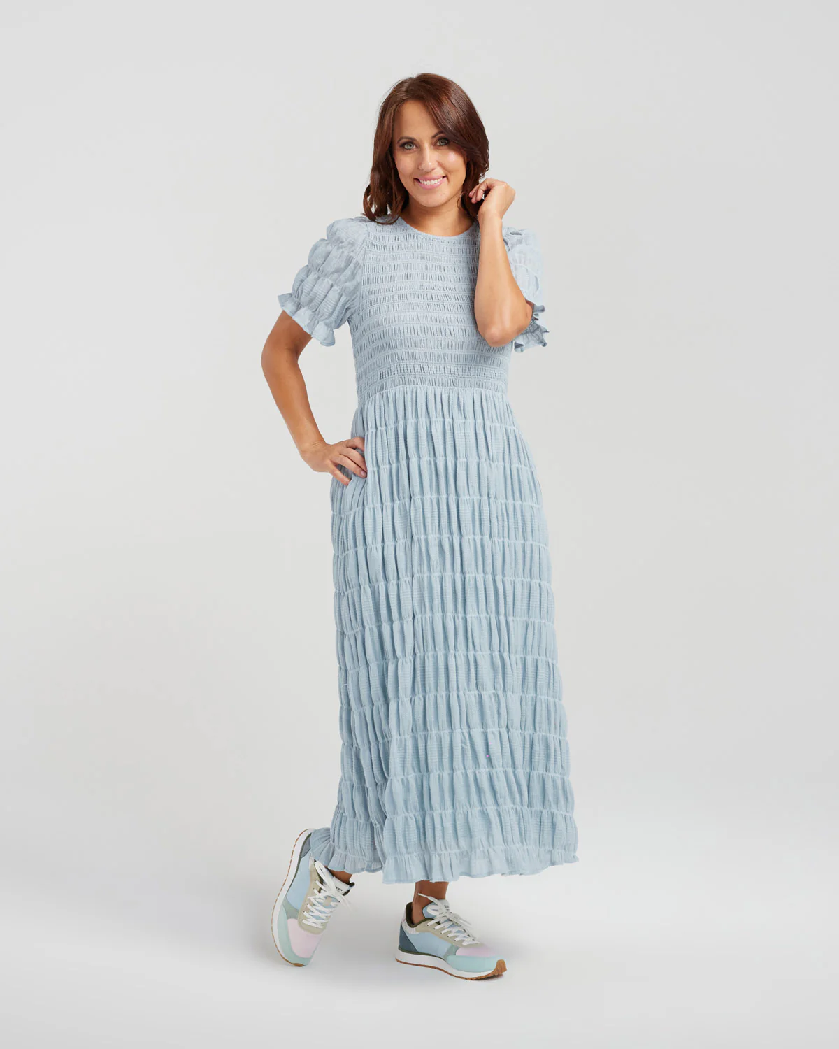 Zafina Nicole Dress - Blue - Image 8