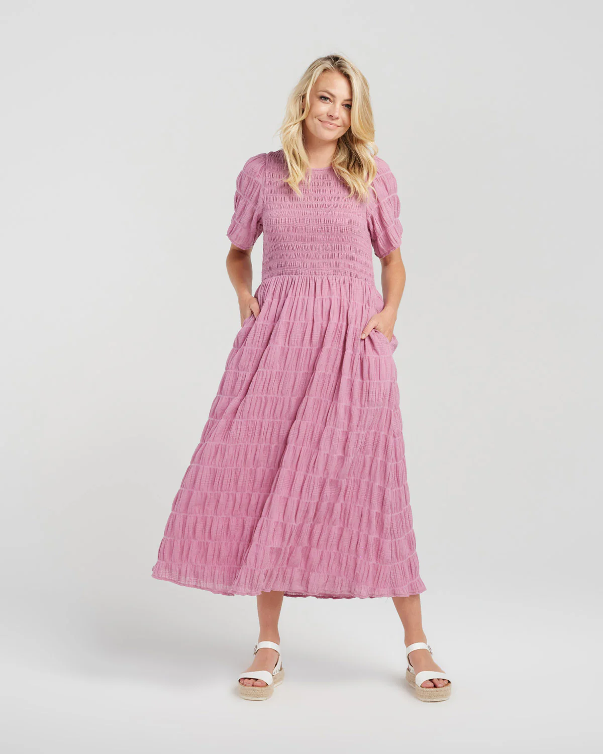 Zafina Nicole Dress - Rose