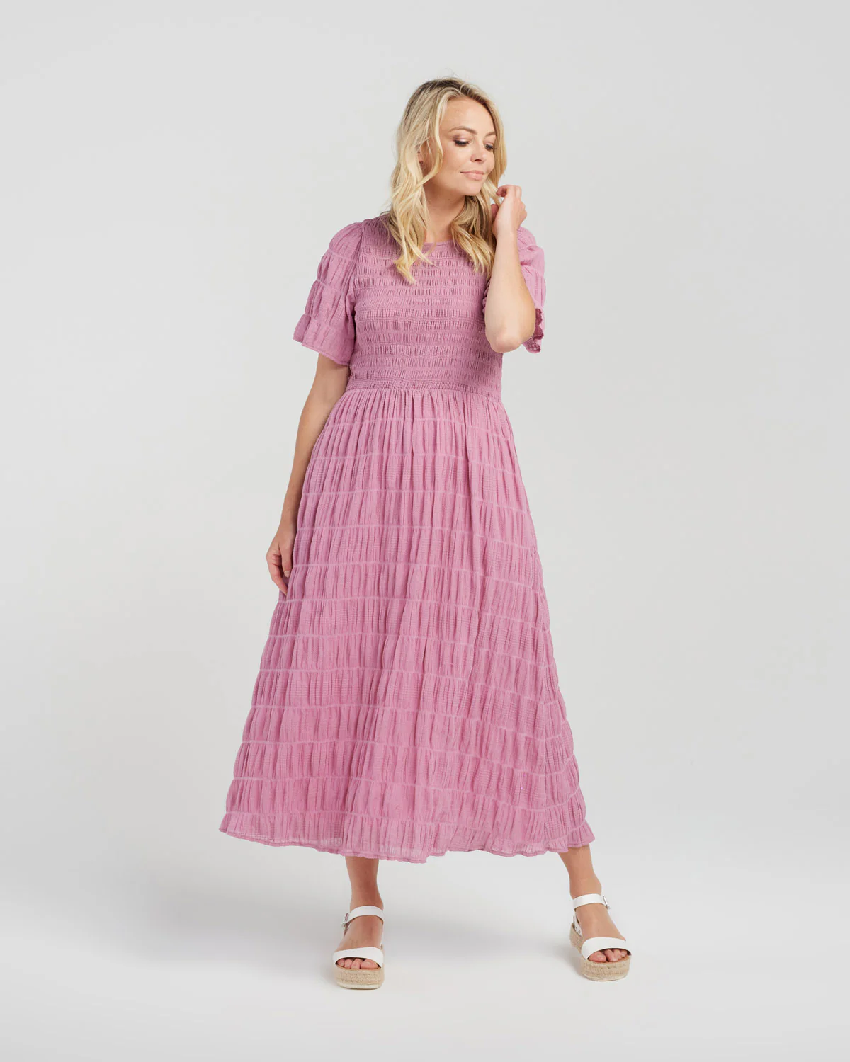 Zafina Nicole Dress - Rose - Image 6