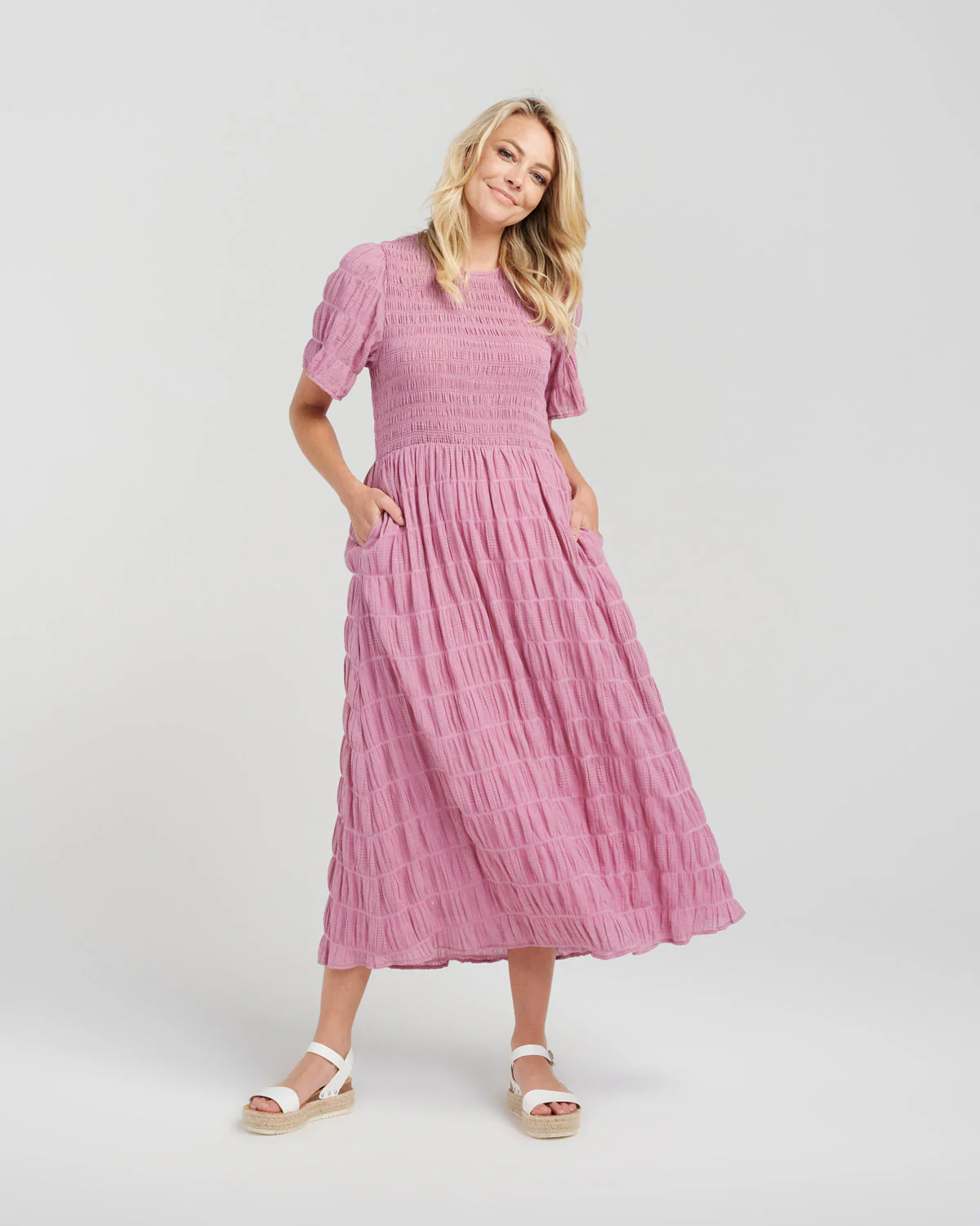 Zafina Nicole Dress - Rose - Image 8