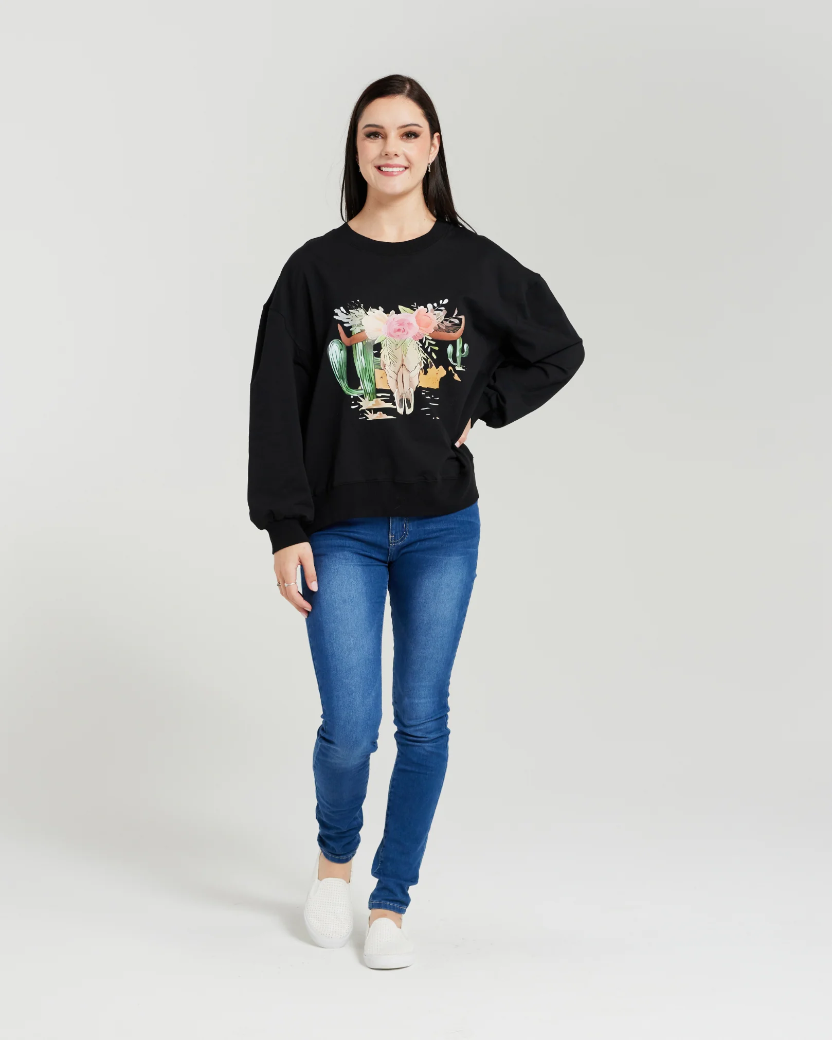 Zafina Nyla Sweat - Black Arizona - Image 2