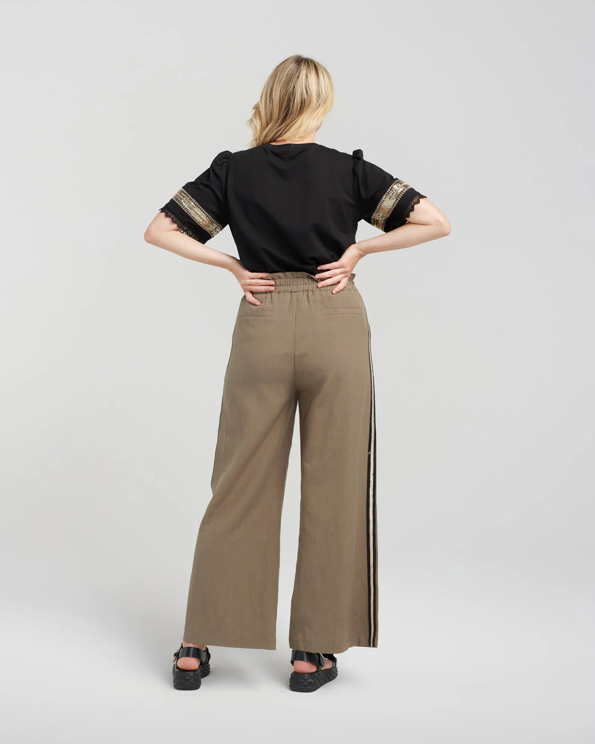 Zafina Petra Pant - Olive - Image 2