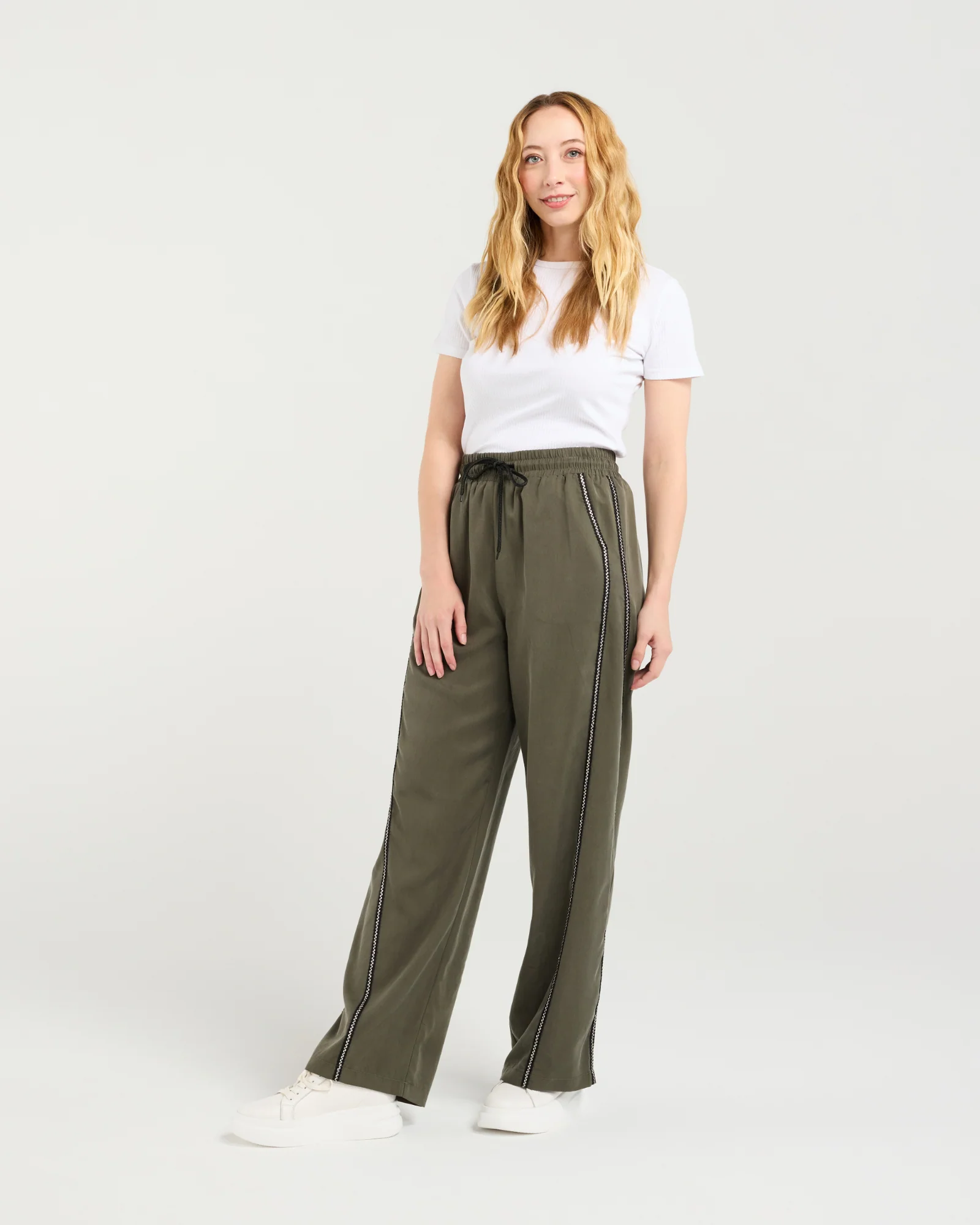 Zafina Polly Pant - Olive - Image 3
