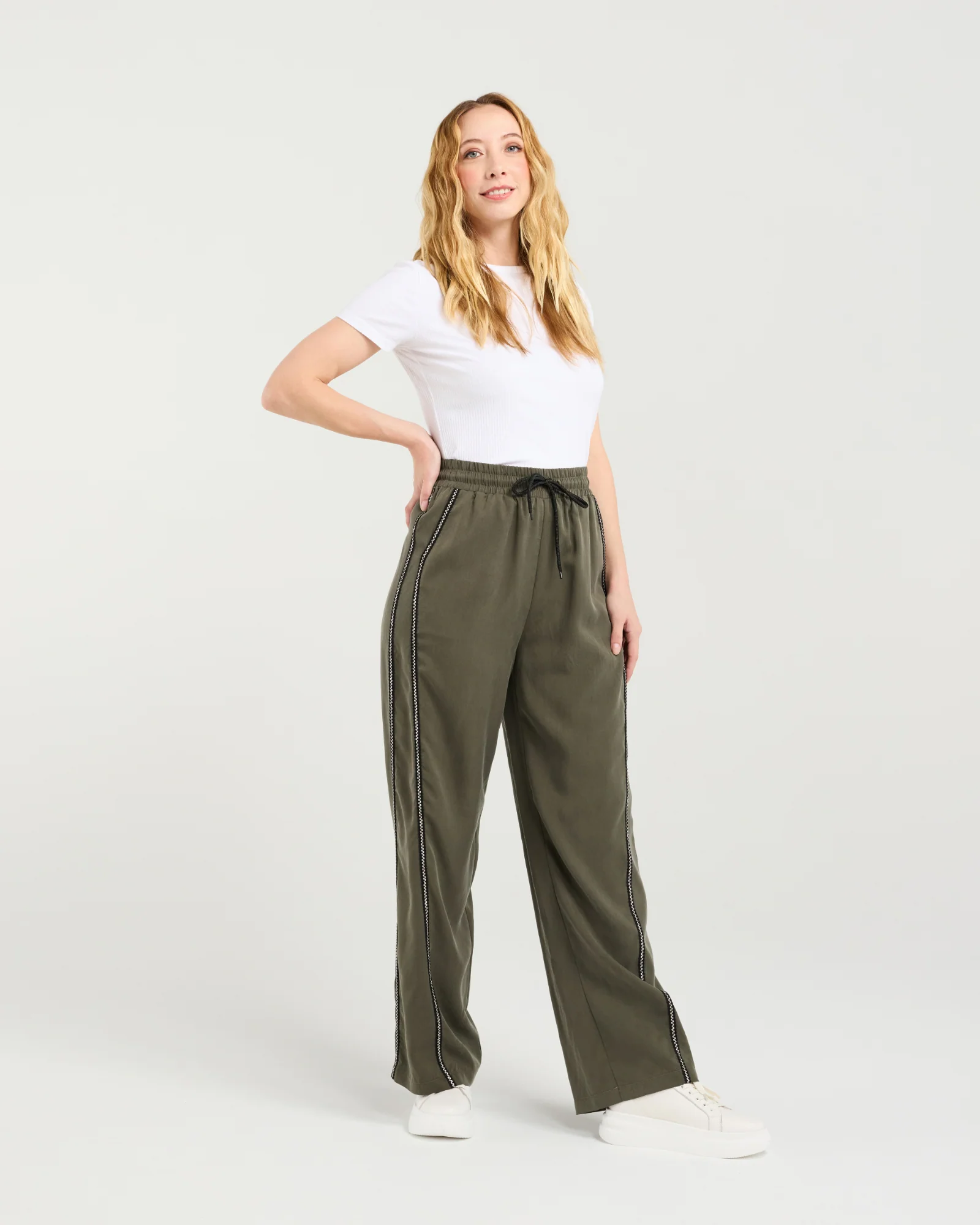 Zafina Polly Pant - Olive - Image 4