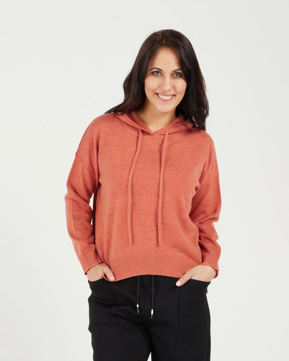 Zafina Portia Knit - Coral - Image 3