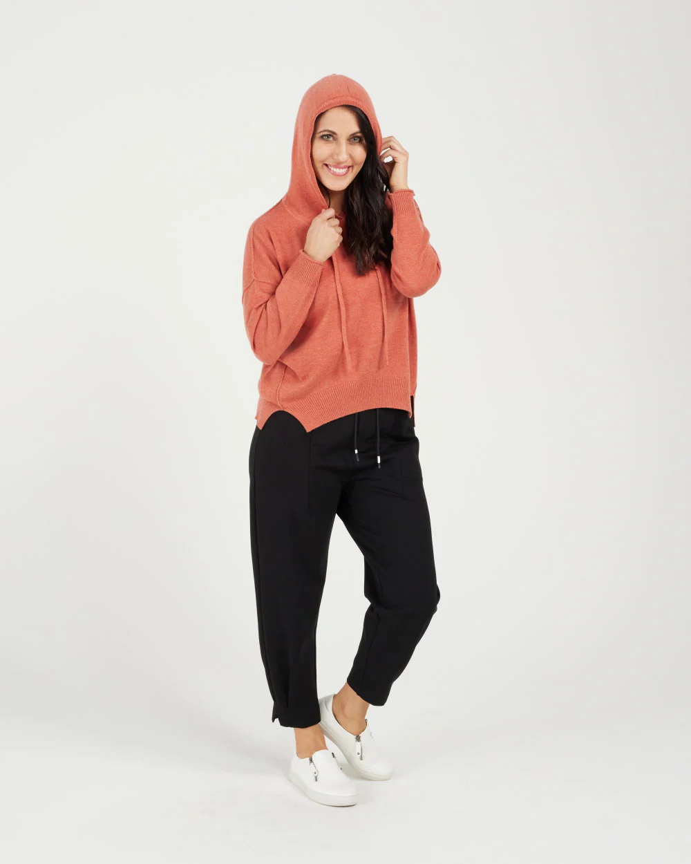 Zafina Portia Knit - Coral - Image 4