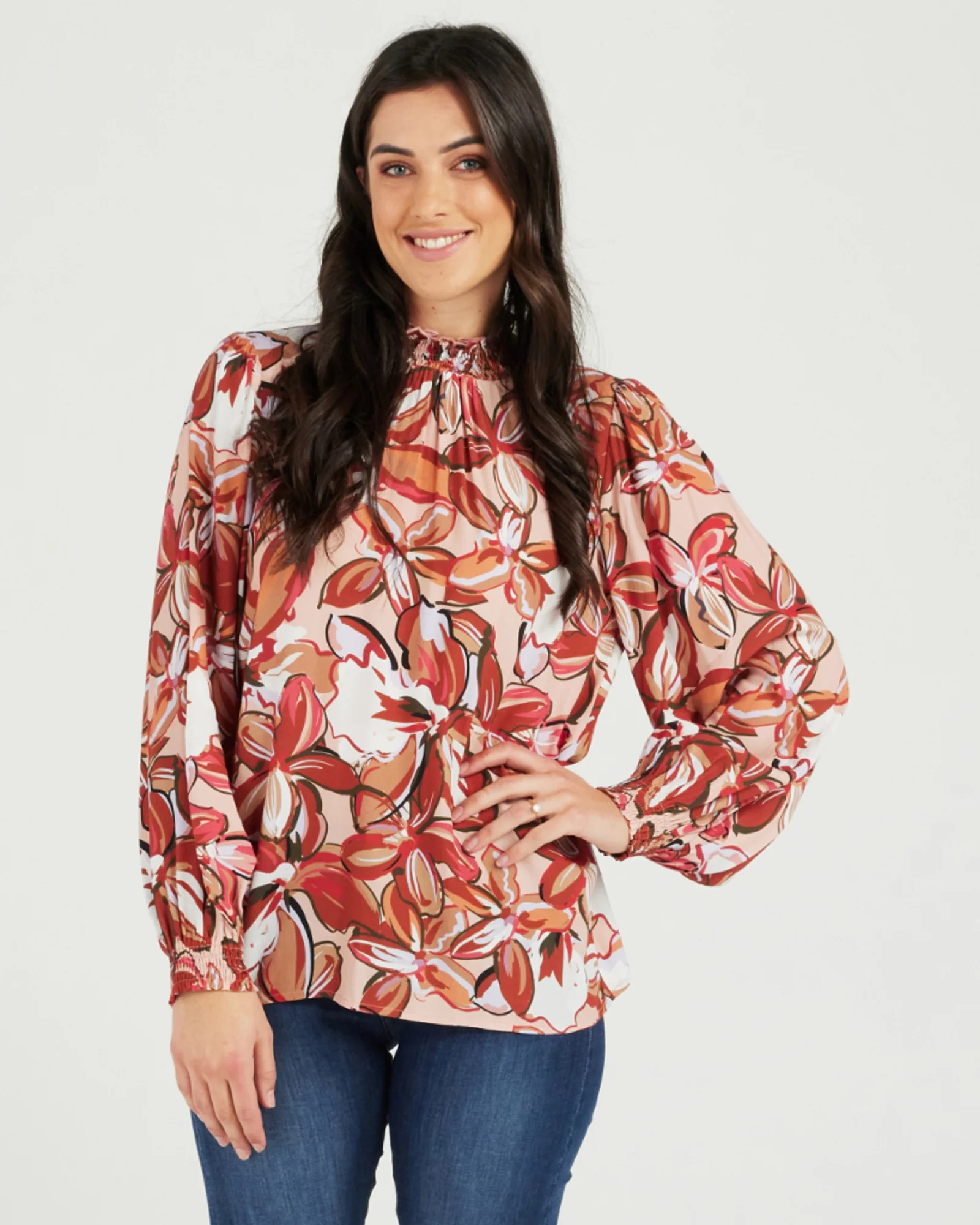 Zafina Saniya Top Pink Expresso