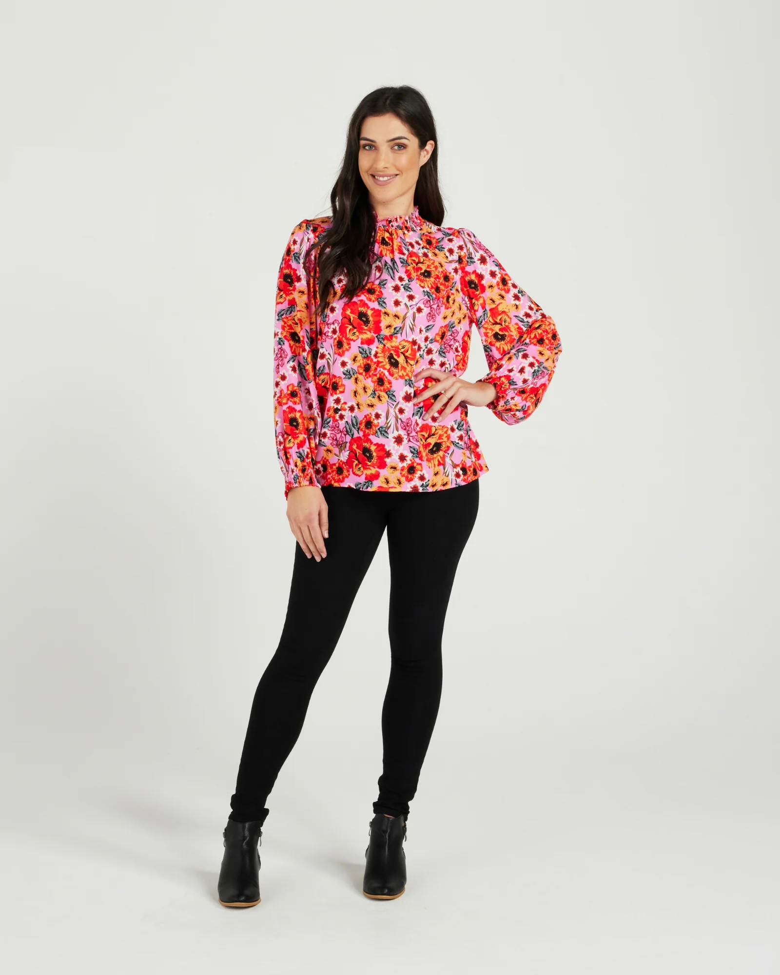 Zafina Saniya Top -Pink - Image 2