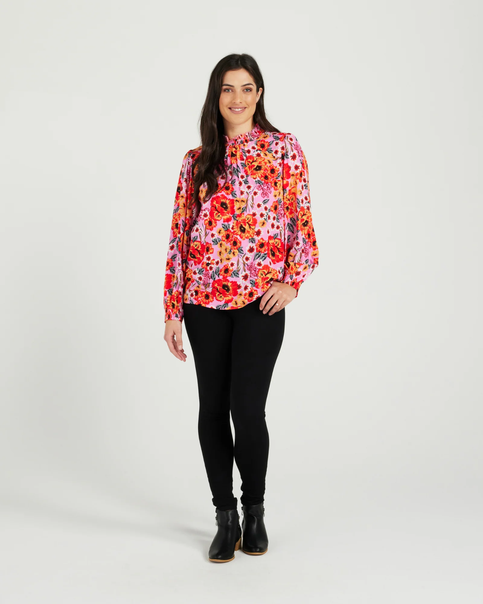Zafina Saniya Top -Pink - Image 4