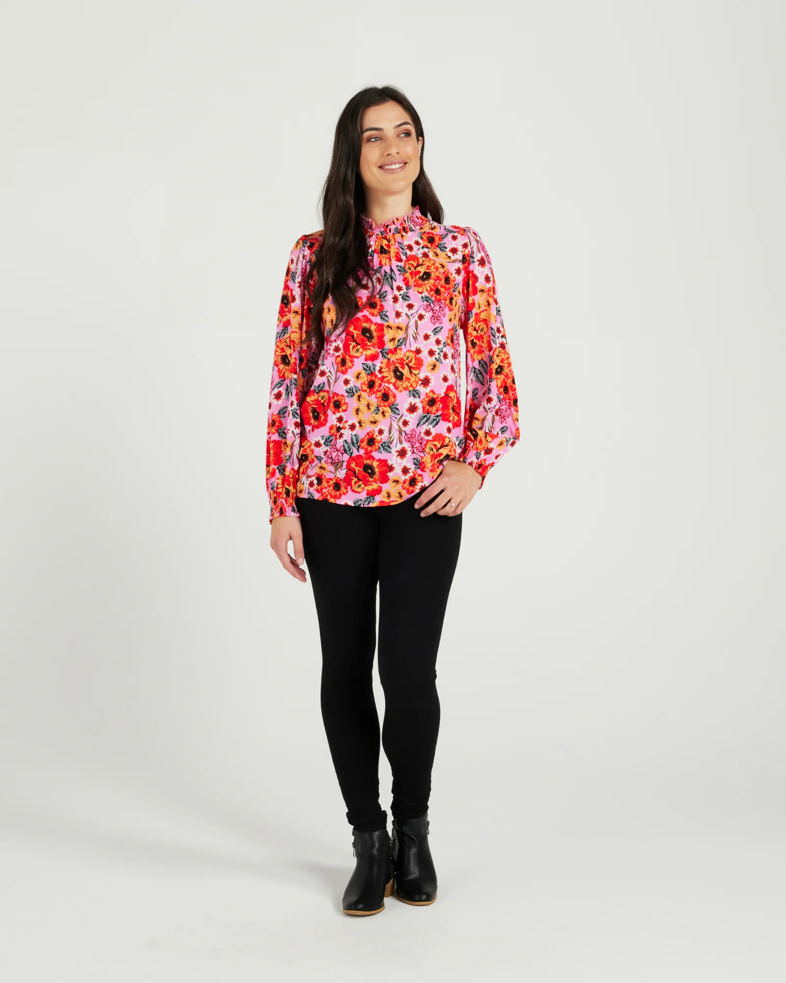 Zafina Saniya Top -Pink - Image 5