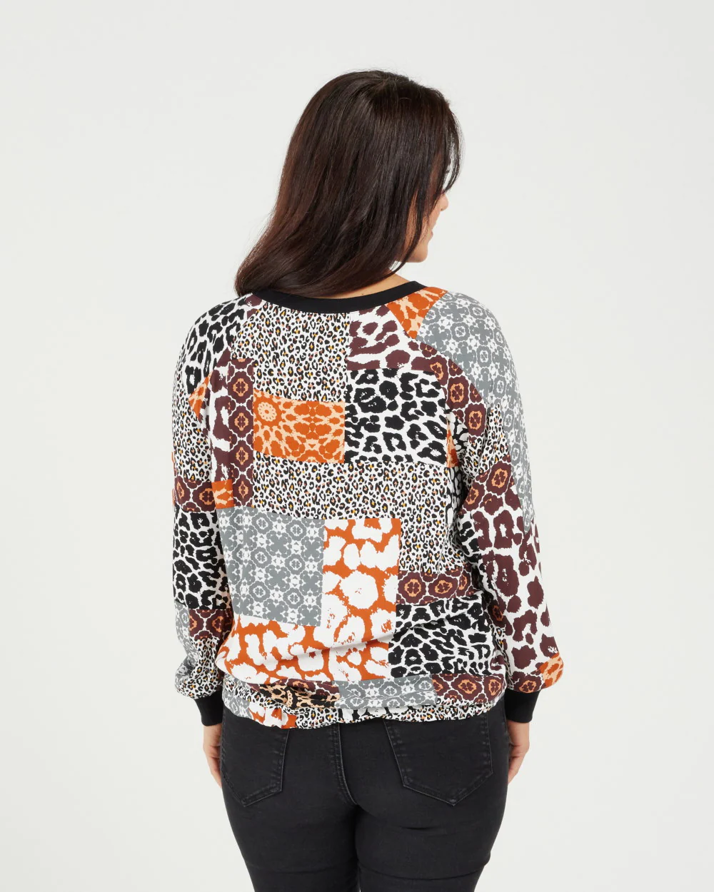 Zafina Shae Top - Print - Image 2