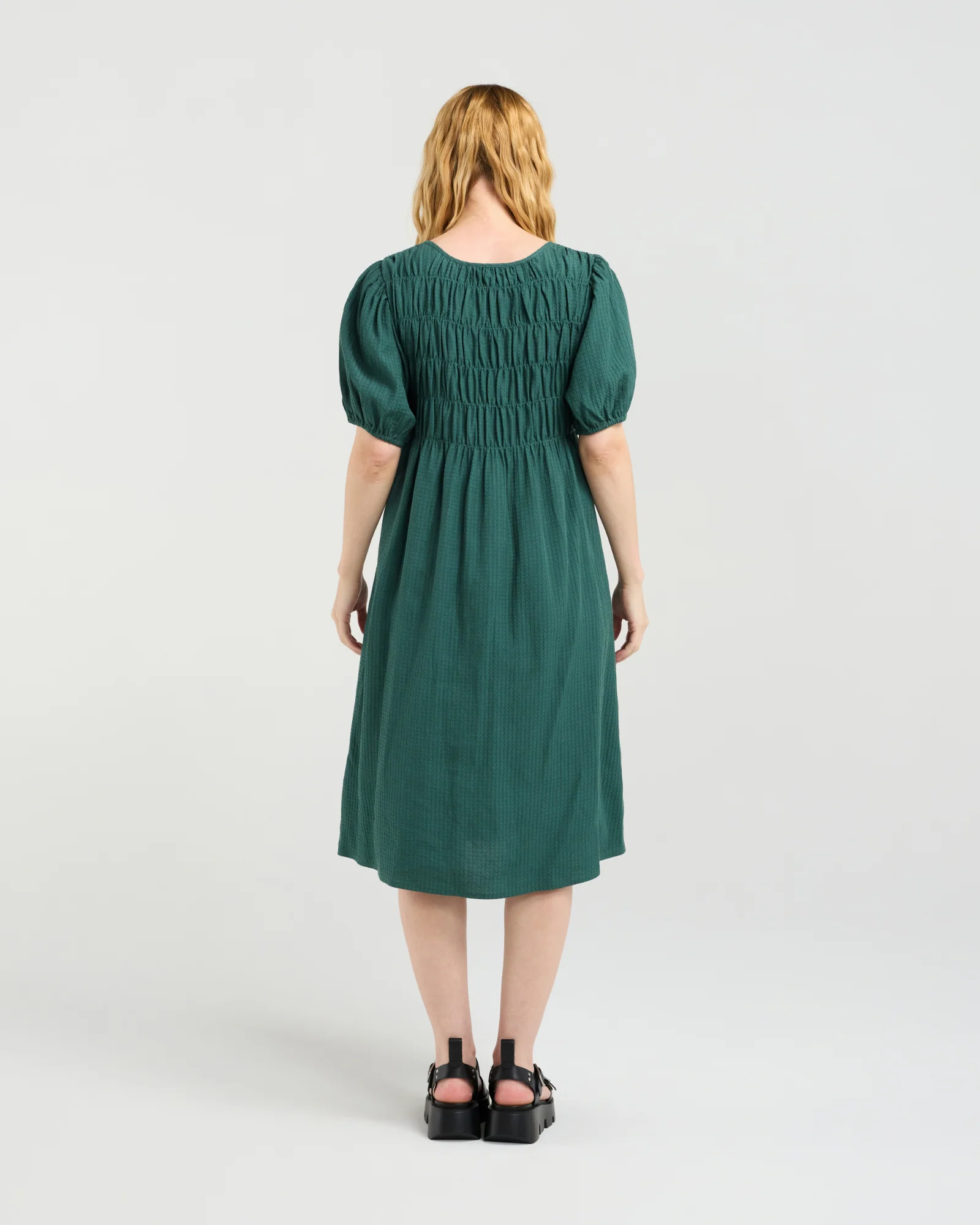 Zafina Sienna Dress - Green - Image 4