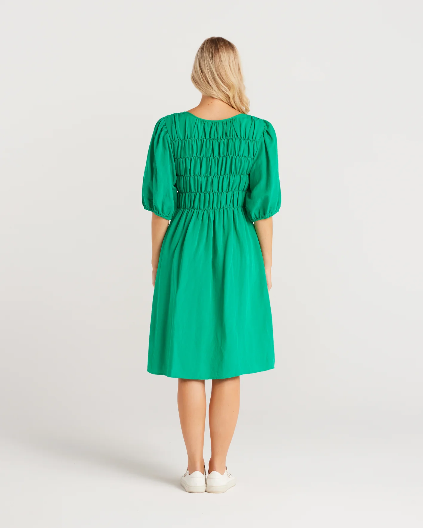 Zafina Sienna Dress Green - Image 5
