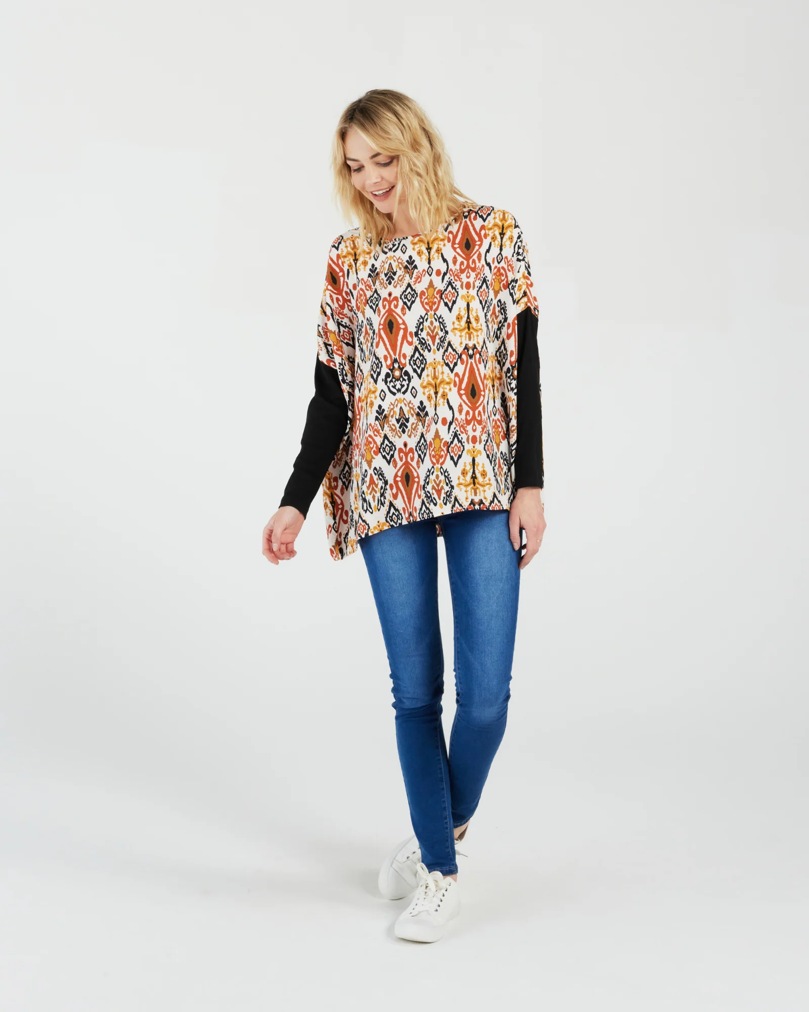 Zafina Sunset Top Rust/Gold - Image 2
