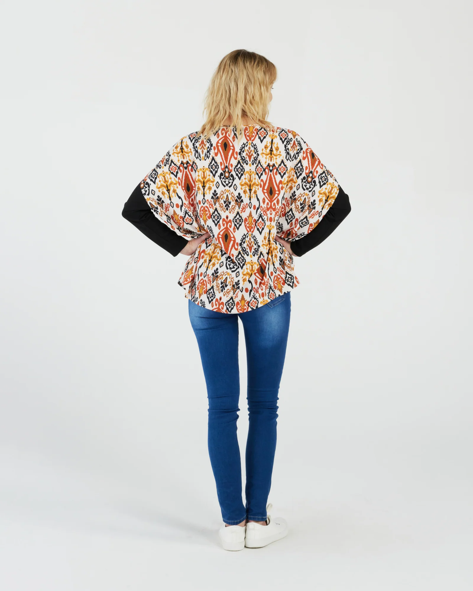 Zafina Sunset Top Rust/Gold - Image 3