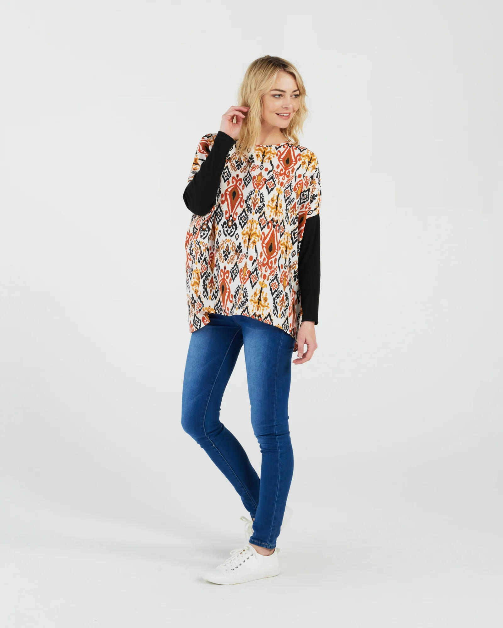 Zafina Sunset Top Rust/Gold - Image 4