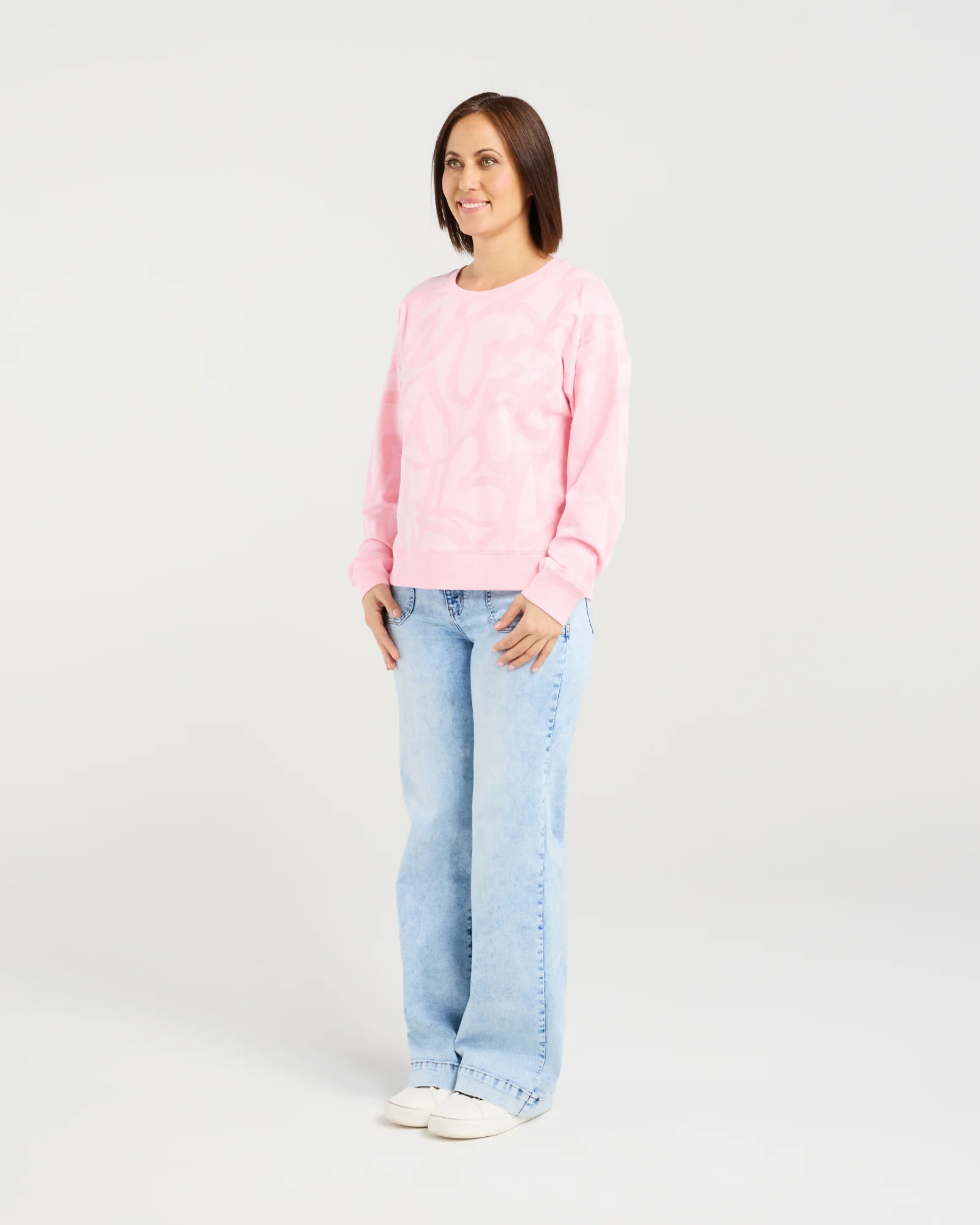Zafina Verona Jumper Pink Hearts - Image 4