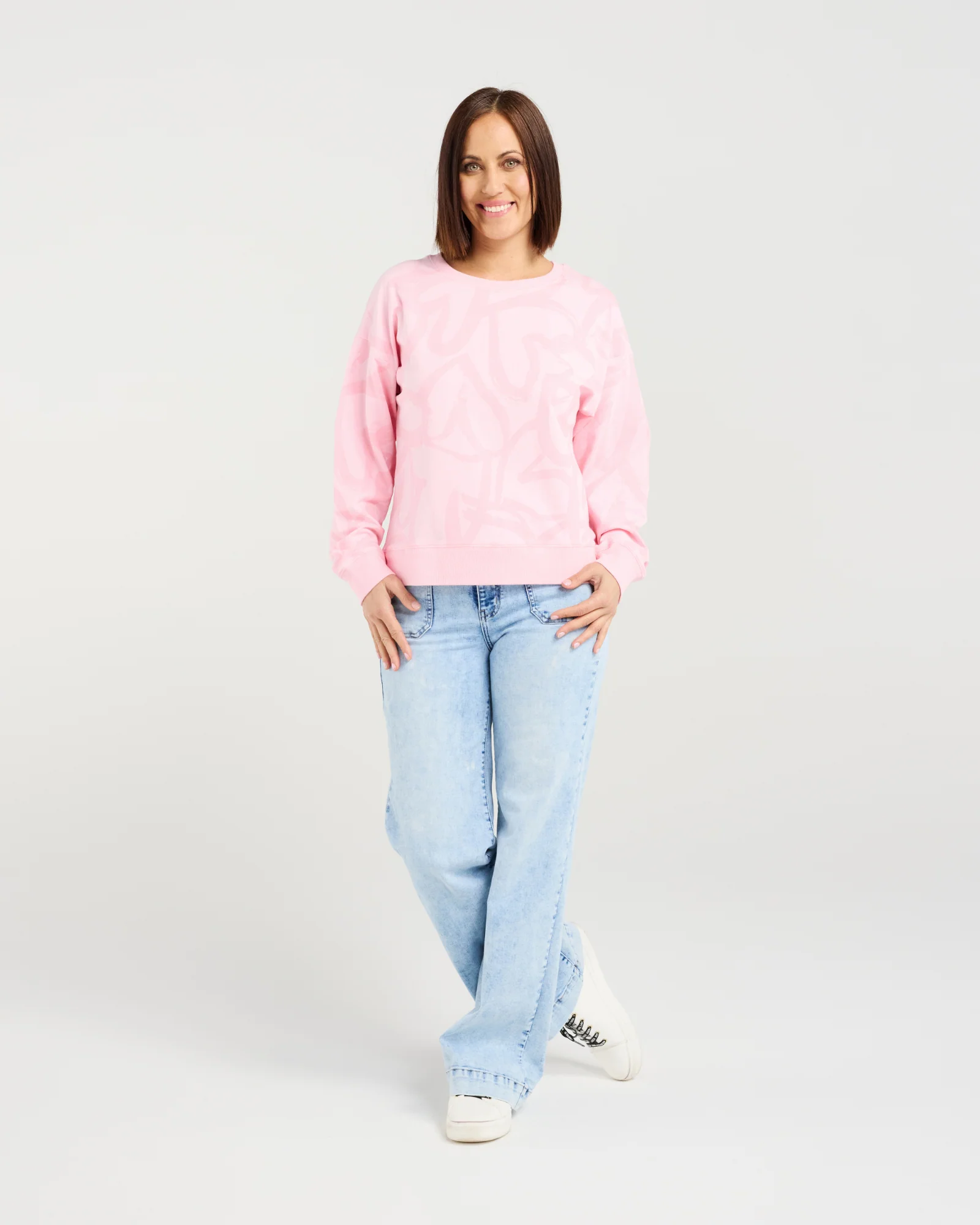 Zafina Verona Jumper Pink Hearts - Image 5