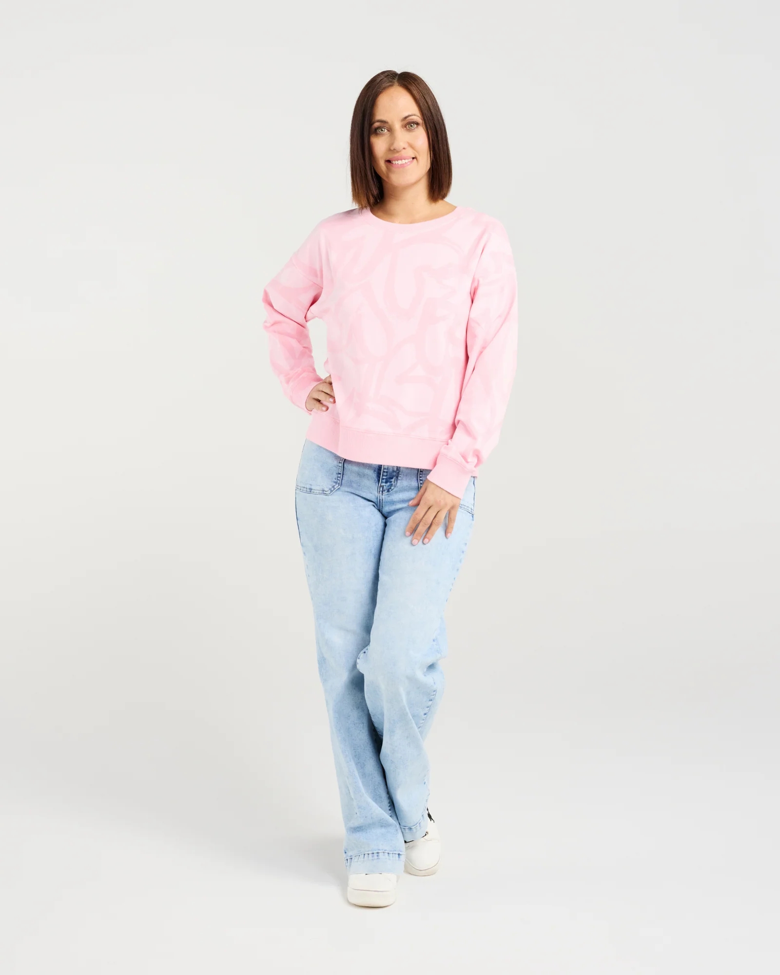 Zafina Verona Jumper Pink Hearts - Image 6