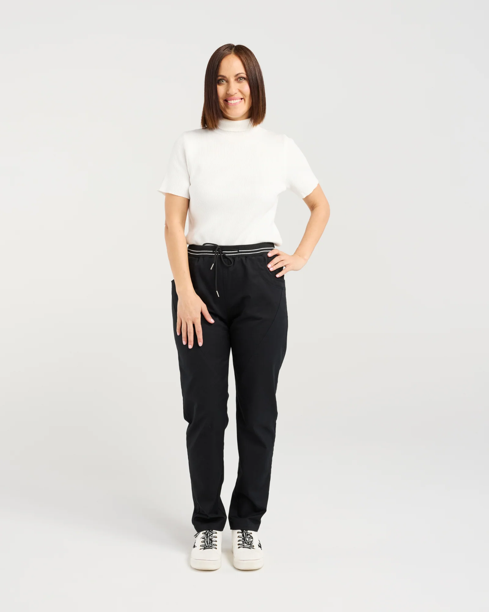 Zafina Zuri Pant Dark Grey - Image 4